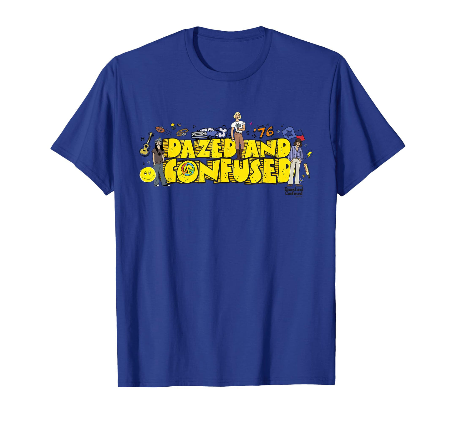 Dazed and Confused 70s Cartoon Style T-Shirt