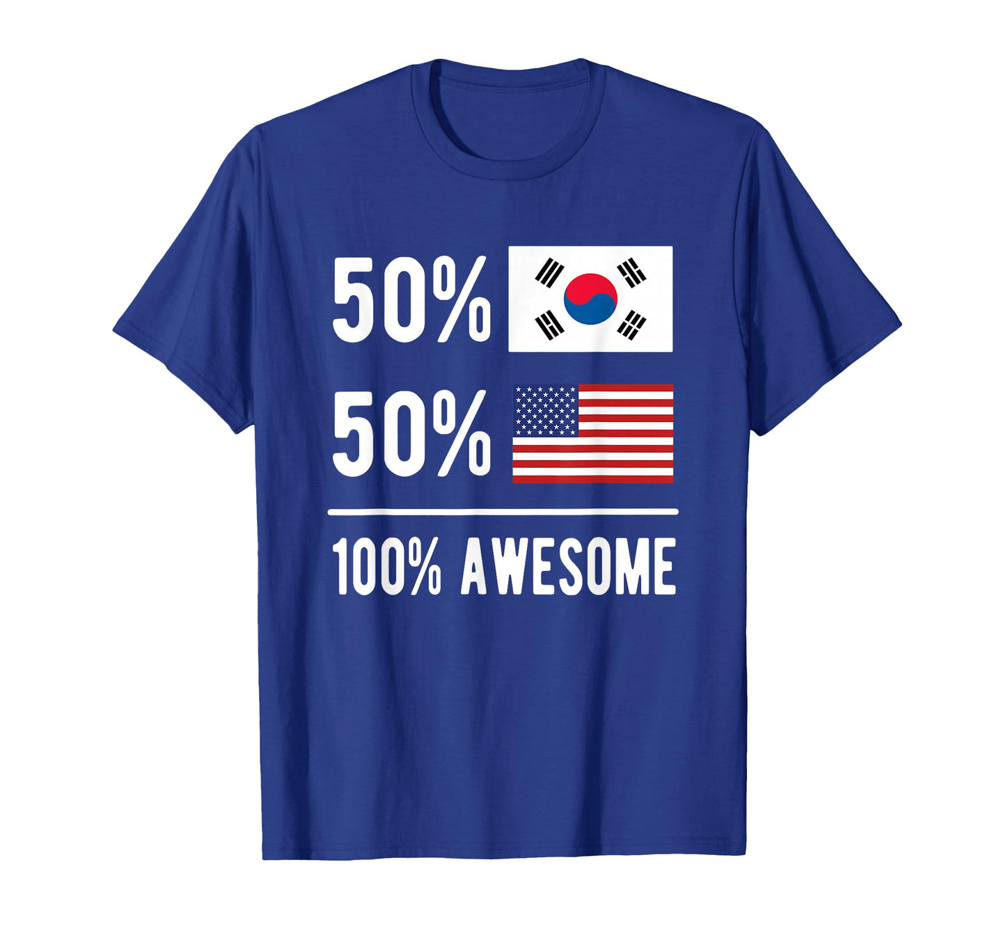 Proud South Korean American Flag South Korea USA T-Shirt