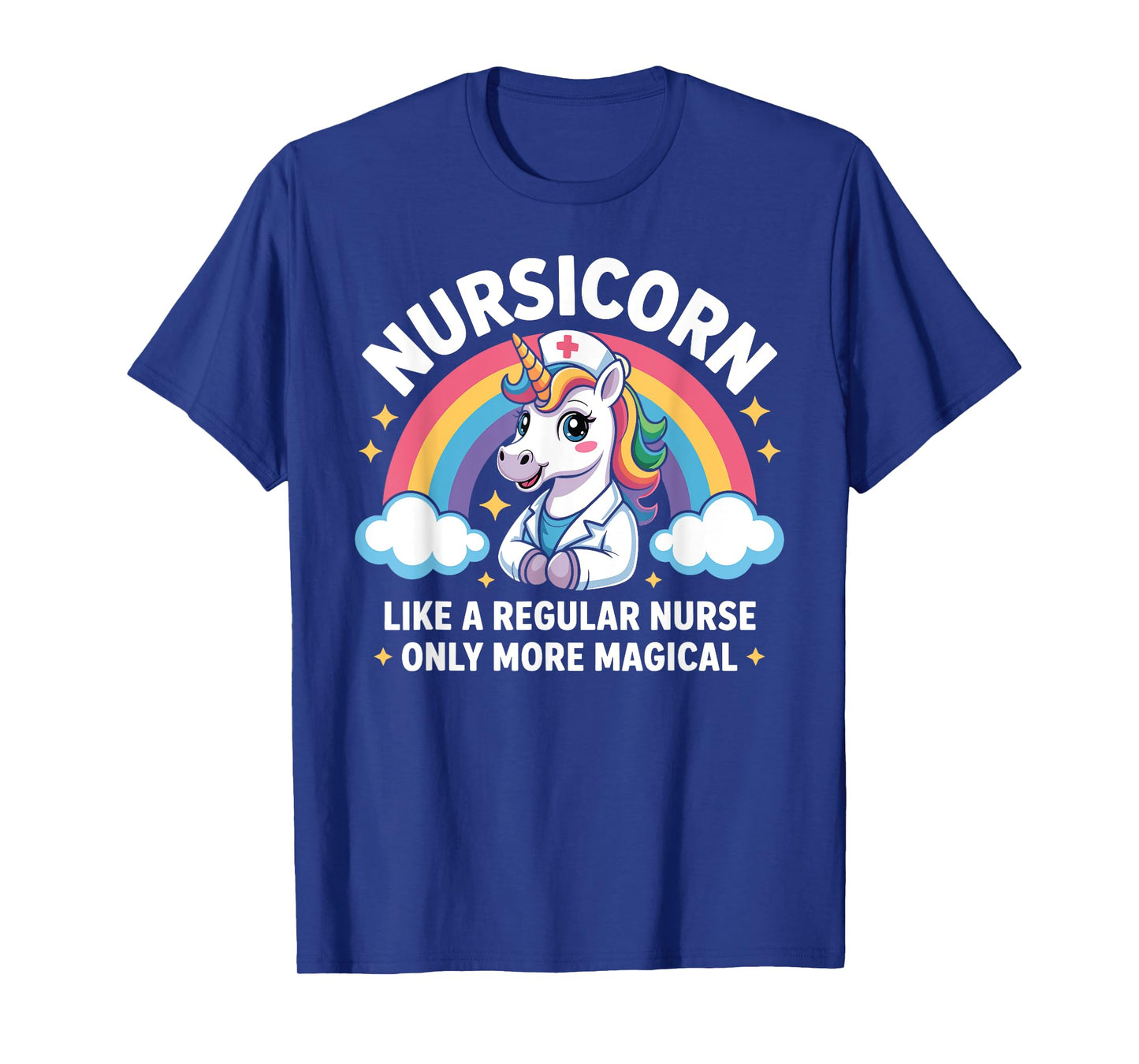 Magical Unicorn Nurse Nursicorn Rainbow RN Nurse Life T-Shirt