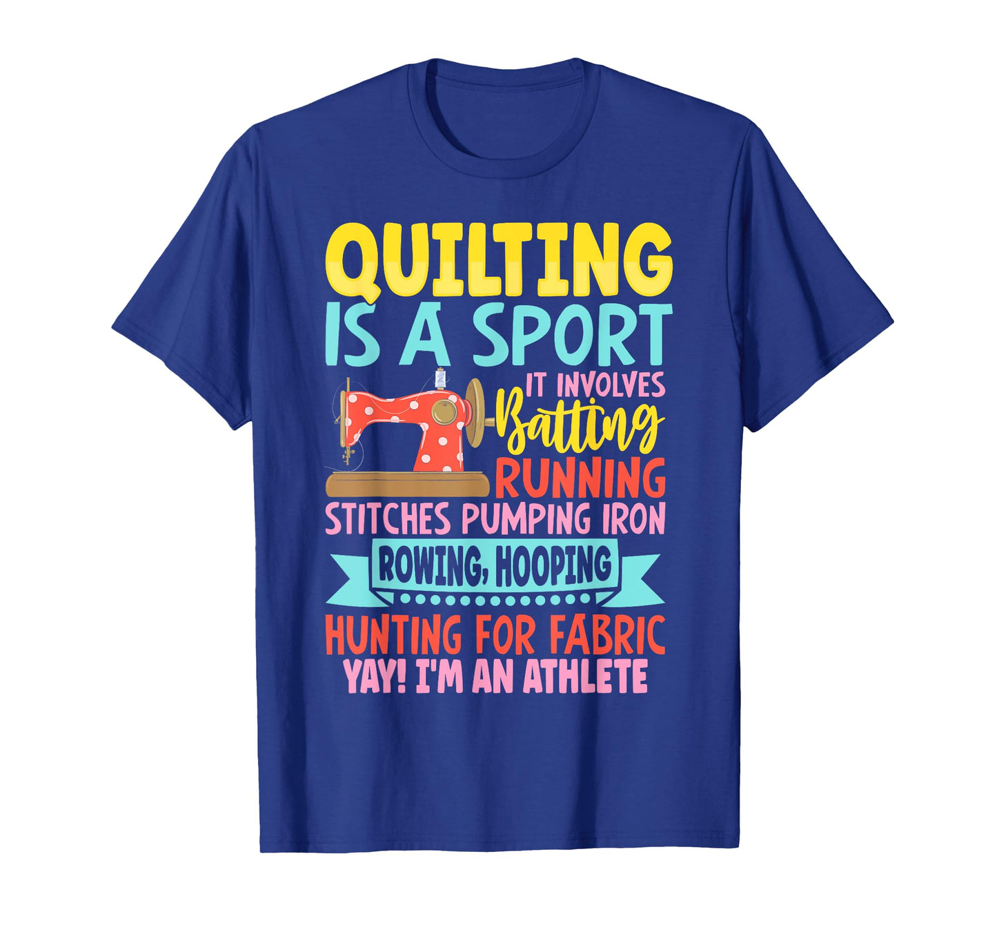 Funny Quilting Design For Women Girls Sewing Quilter T-Shirt