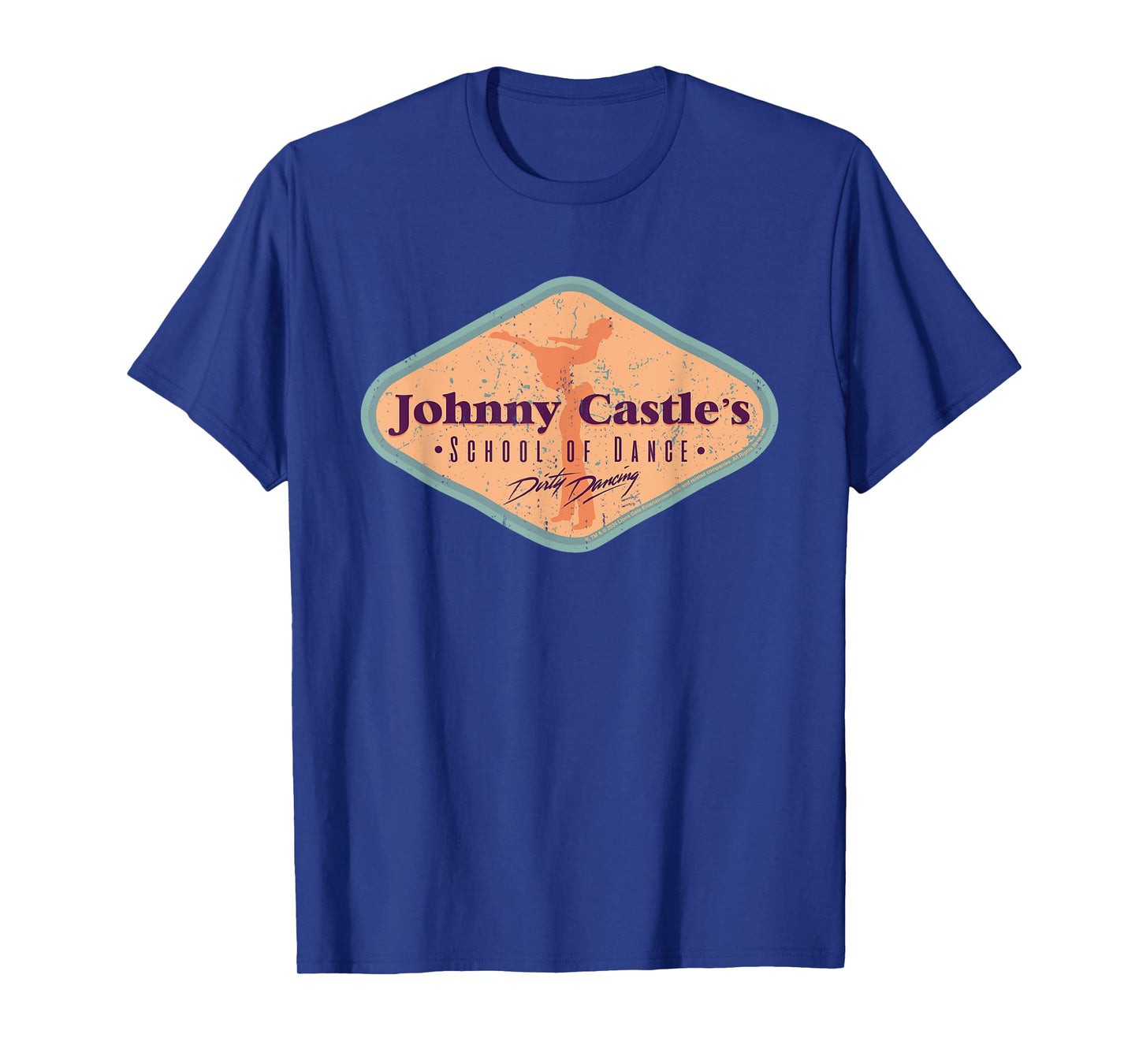 Dirty Dancing Johnny Castle's School Of Dance Badge T-Shirt
