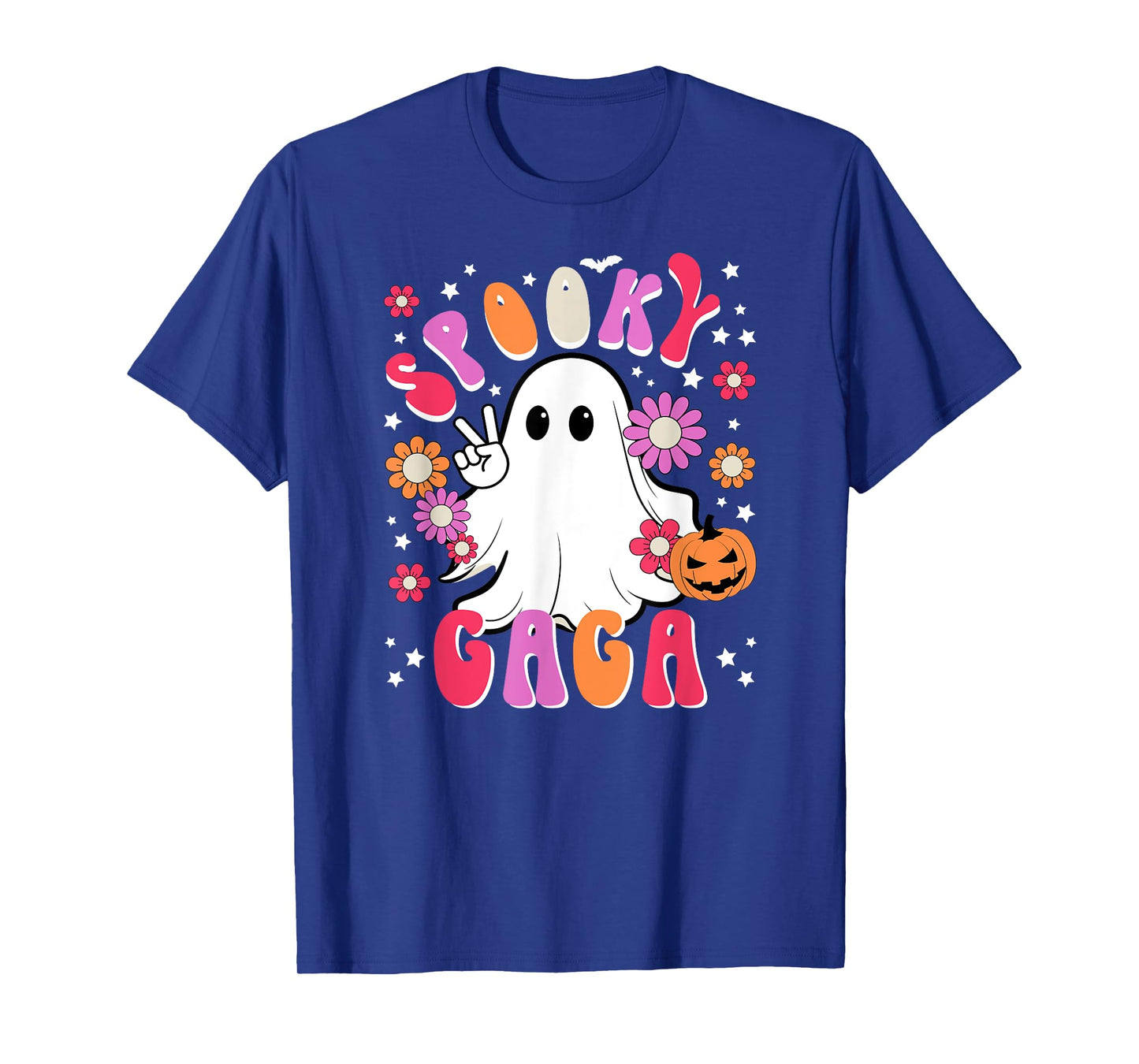 Spooky Gaga Grandma Halloween Gaga Grandmother Groovy T-Shirt
