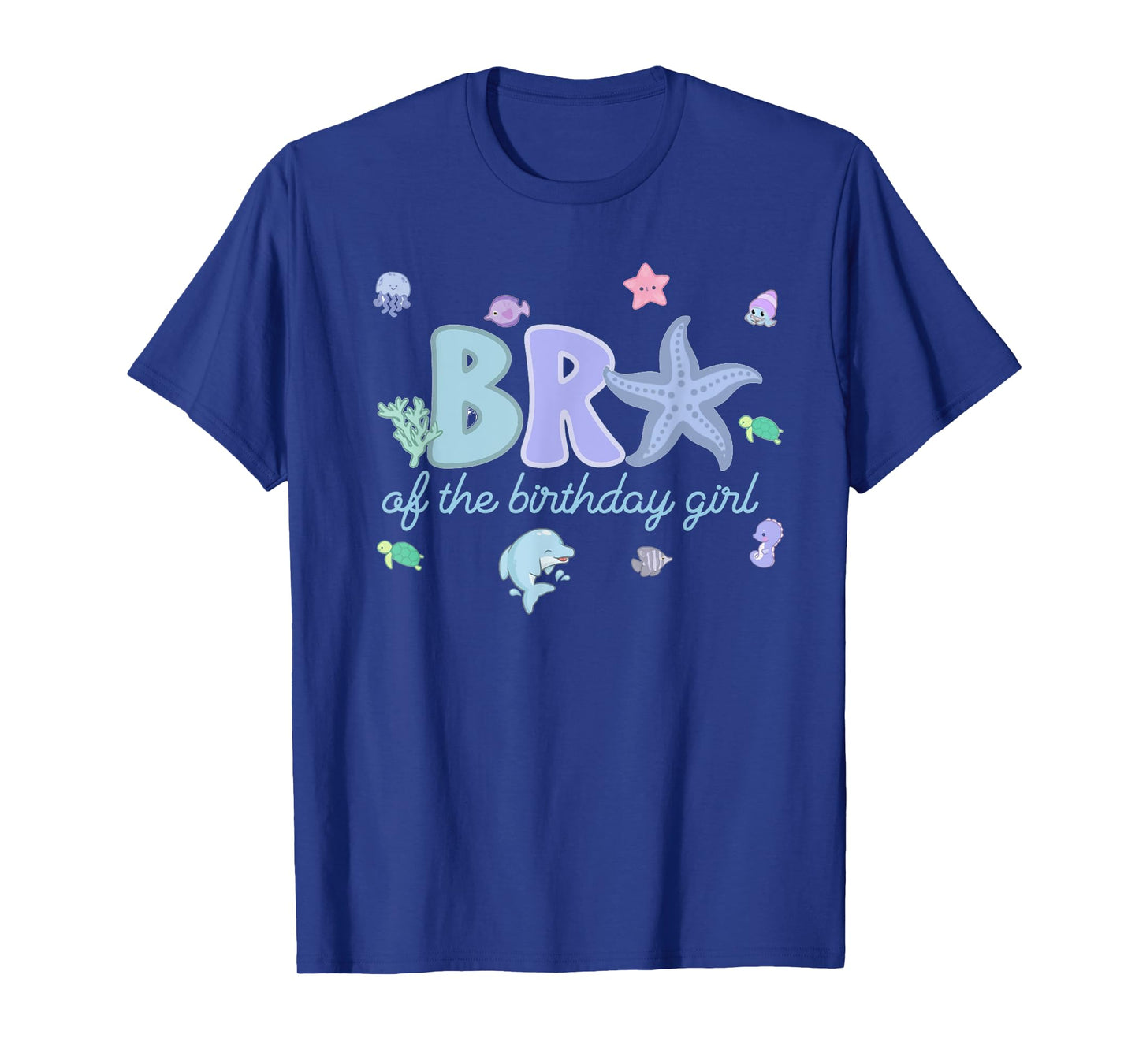Bro of The Birthday Girl ONE-der The Sea Birthday Toddler T-Shirt