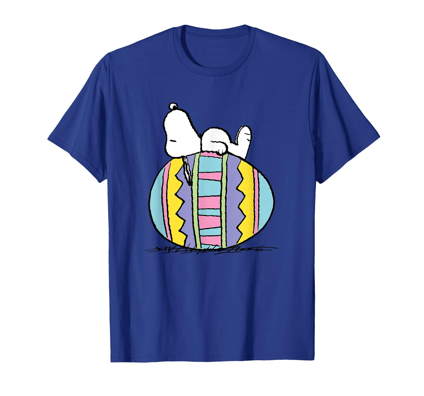 Snoopy - Laying on Easter Egg T-Shirt