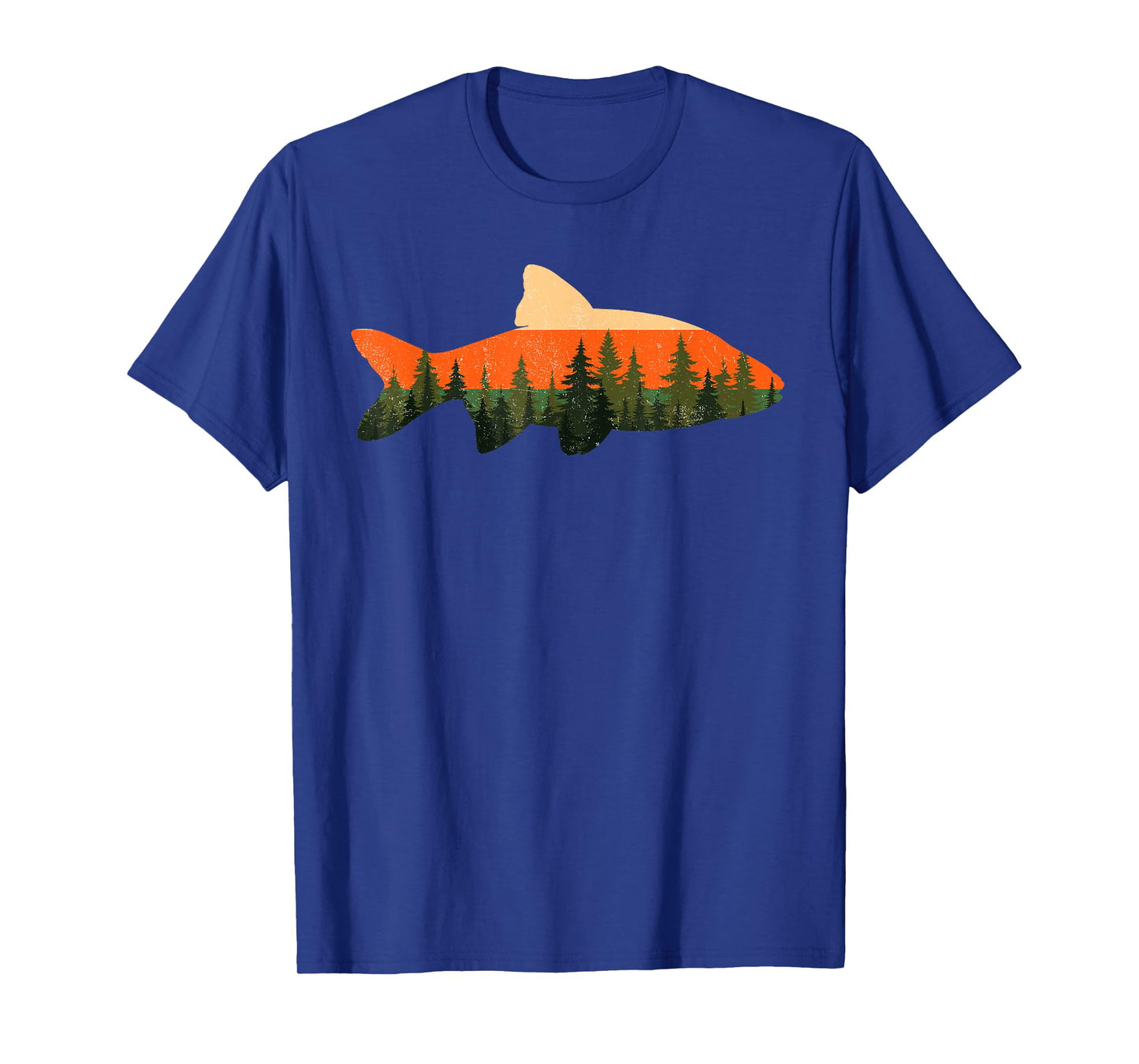Trout Fly Fishing Outdoor Forest Nature Wildlife Fisherman T-Shirt