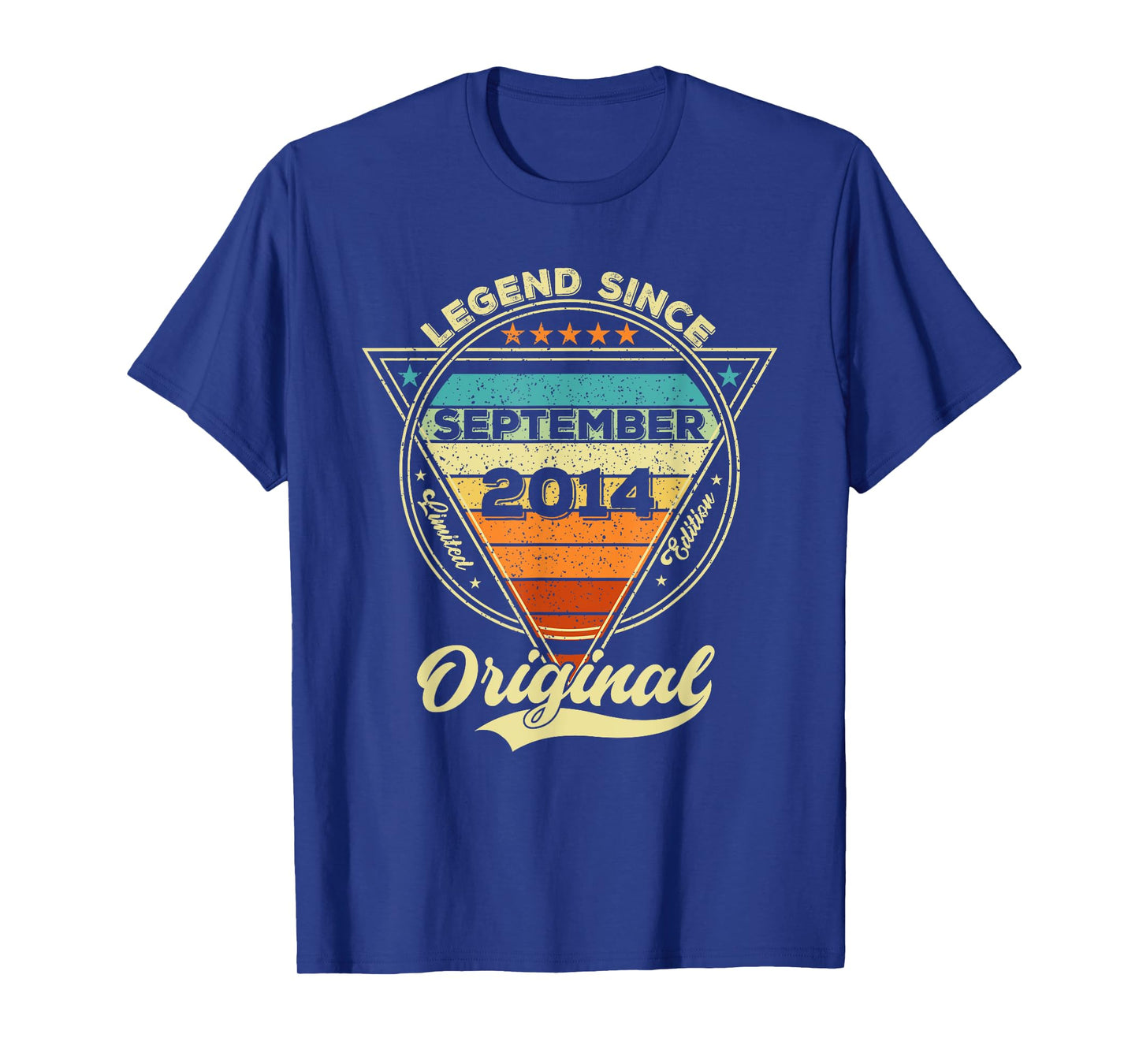 Vintage 11th Birthday Legend Since September 2014 T-Shirt