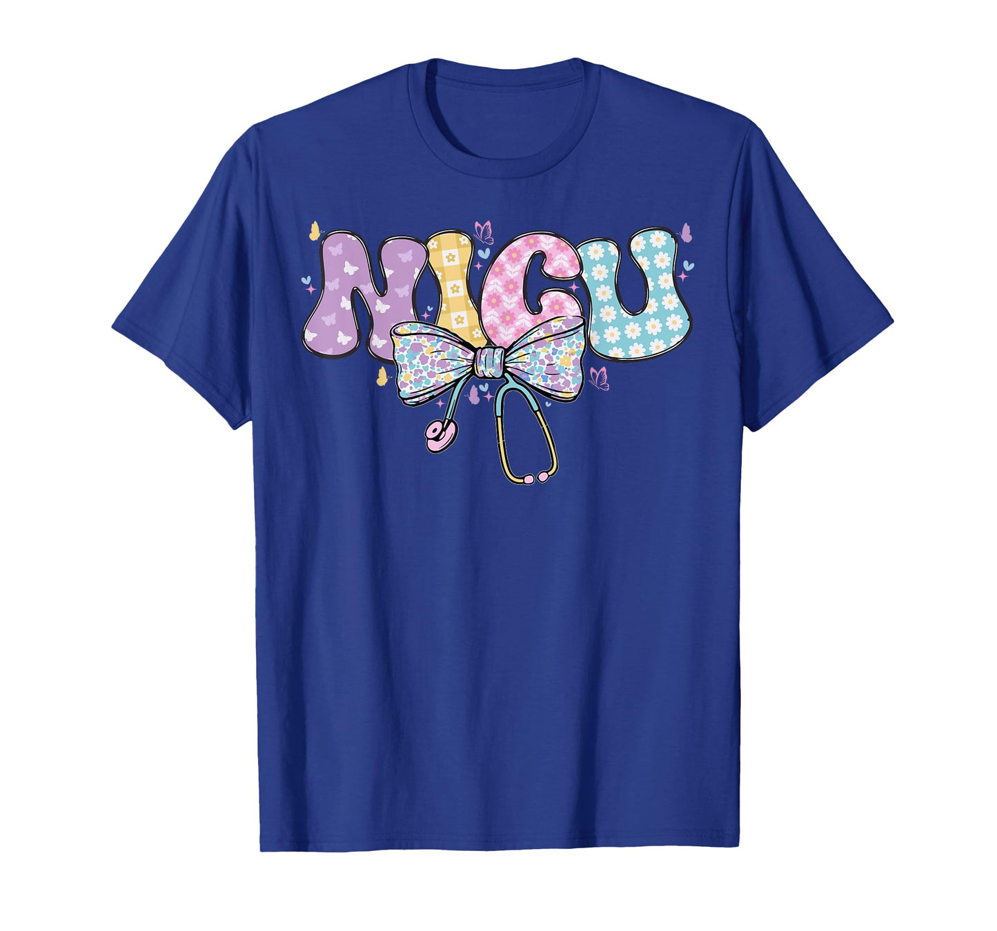 NICU Nurse Week Coquette Bow Stethoscope Nurse Week NICU T-Shirt