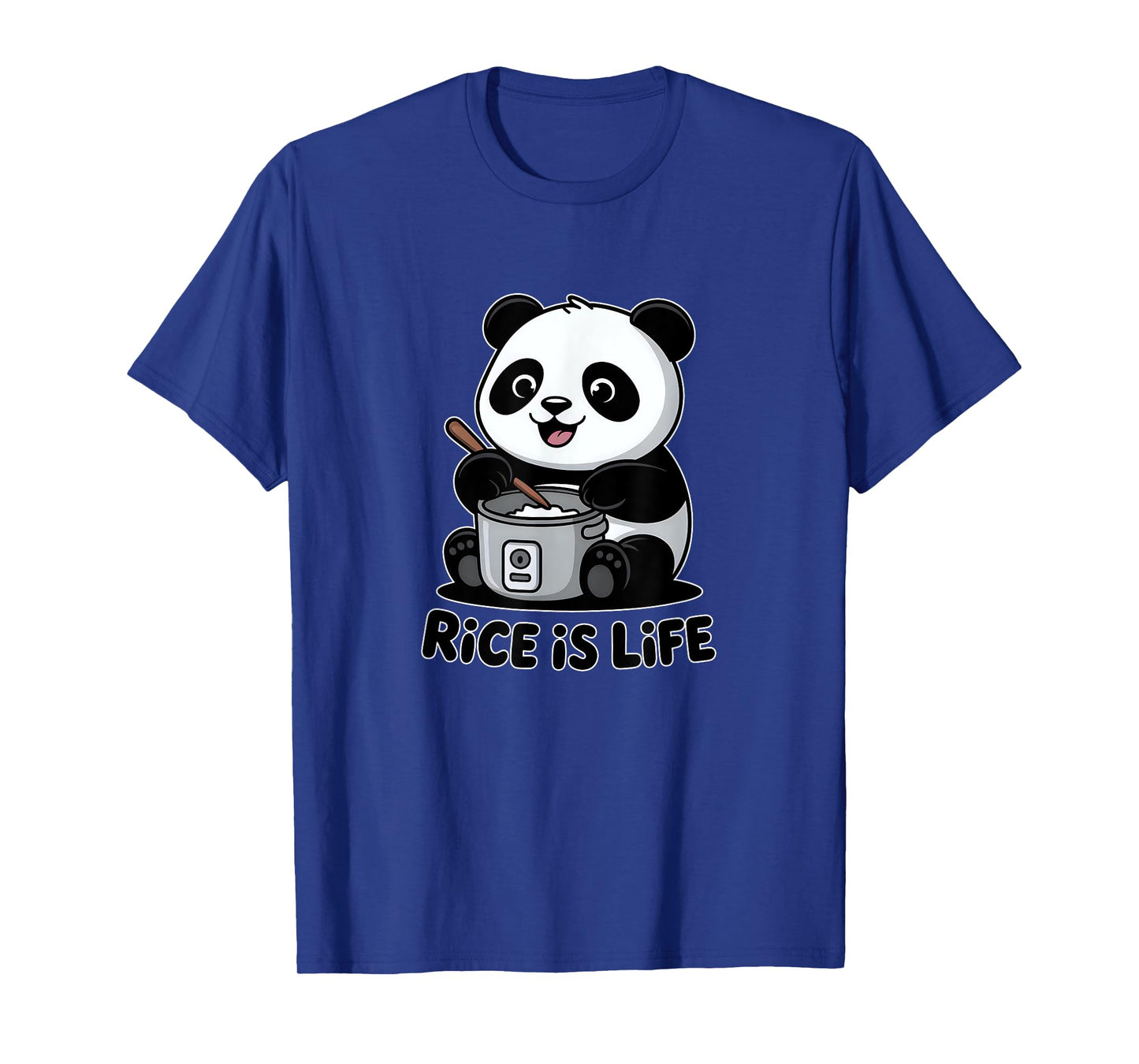 Panda Bear Rice Cooker Rice Is Life T-Shirt