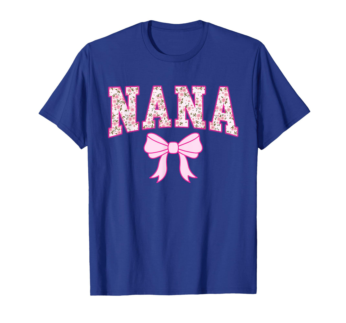 Nana Coquette Bow Pink Aesthetic Mother's Day Grandma Life T-Shirt