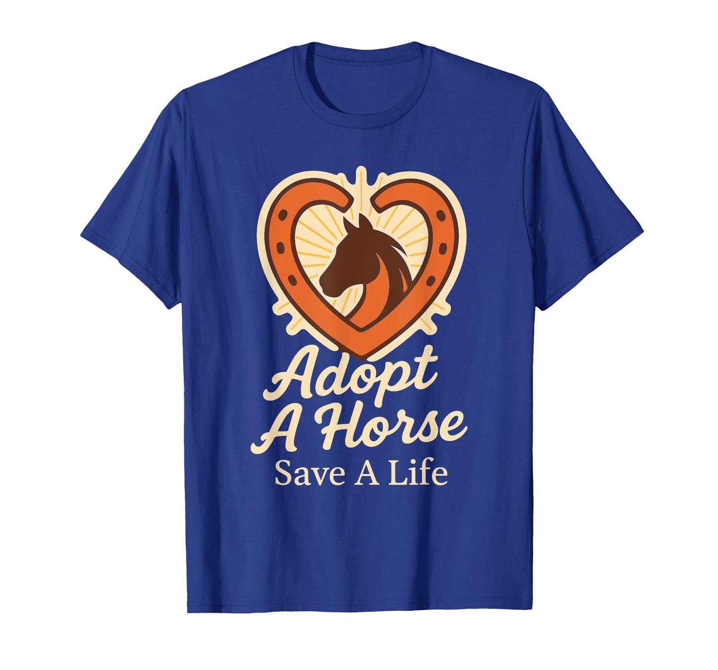 Horse Rescue Animal Sanctuary Equestrian Adoption Pride T-Shirt