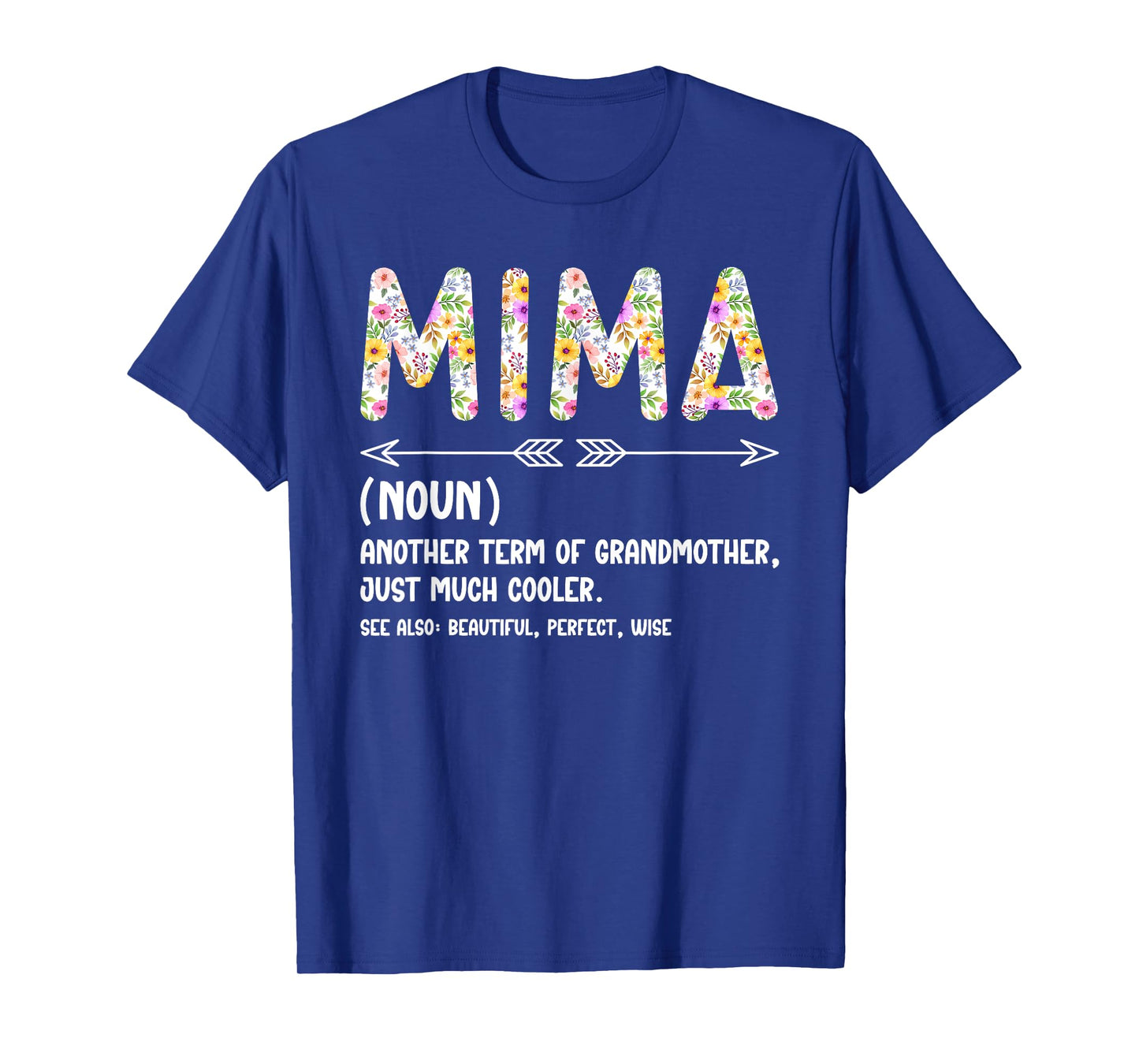 Mima Definition Mima Grandma Mima Grandmother T-Shirt