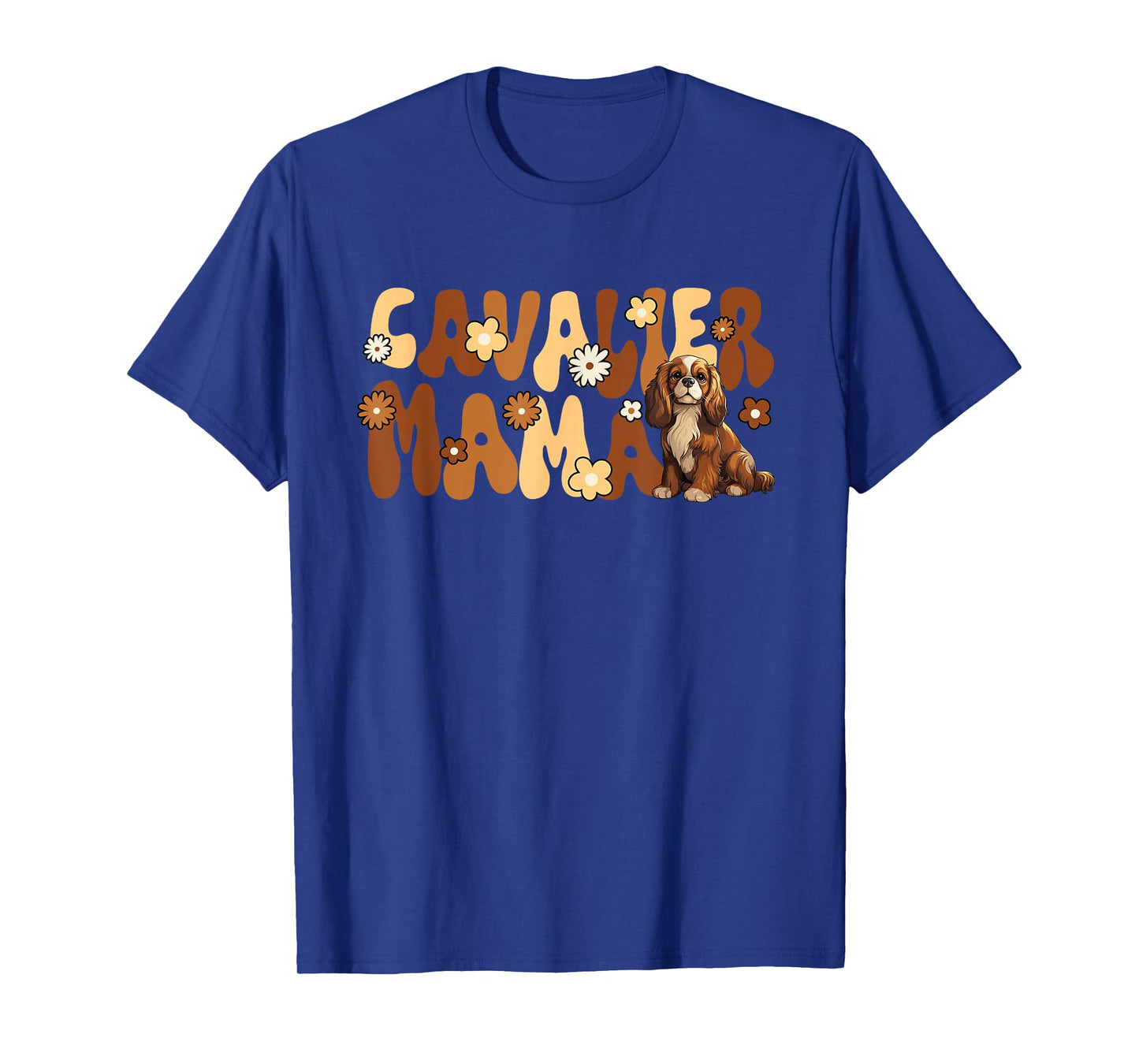 Cavalier King Charles Spaniel Groovy World's Best Cavalier T-Shirt