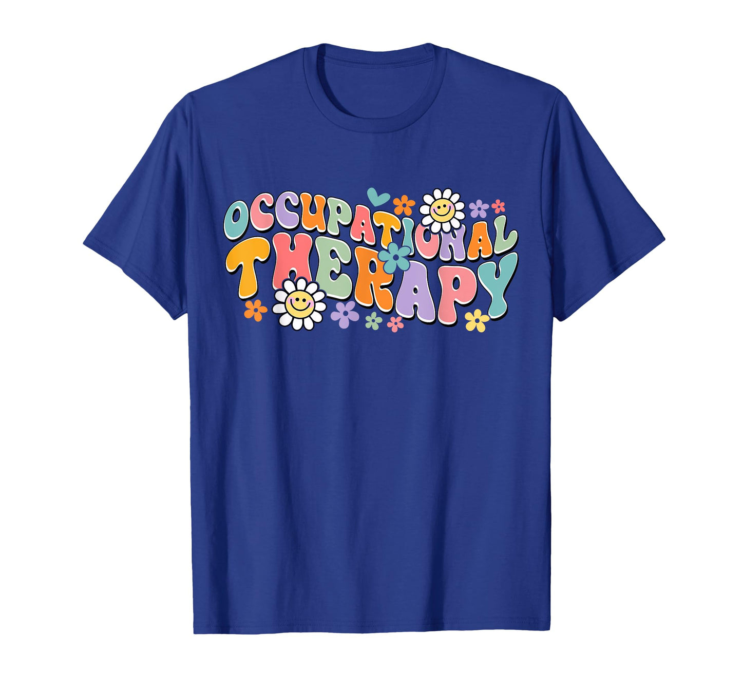 Floral Occupational Therapist OT Assistant Pediatric Therapy T-Shirt