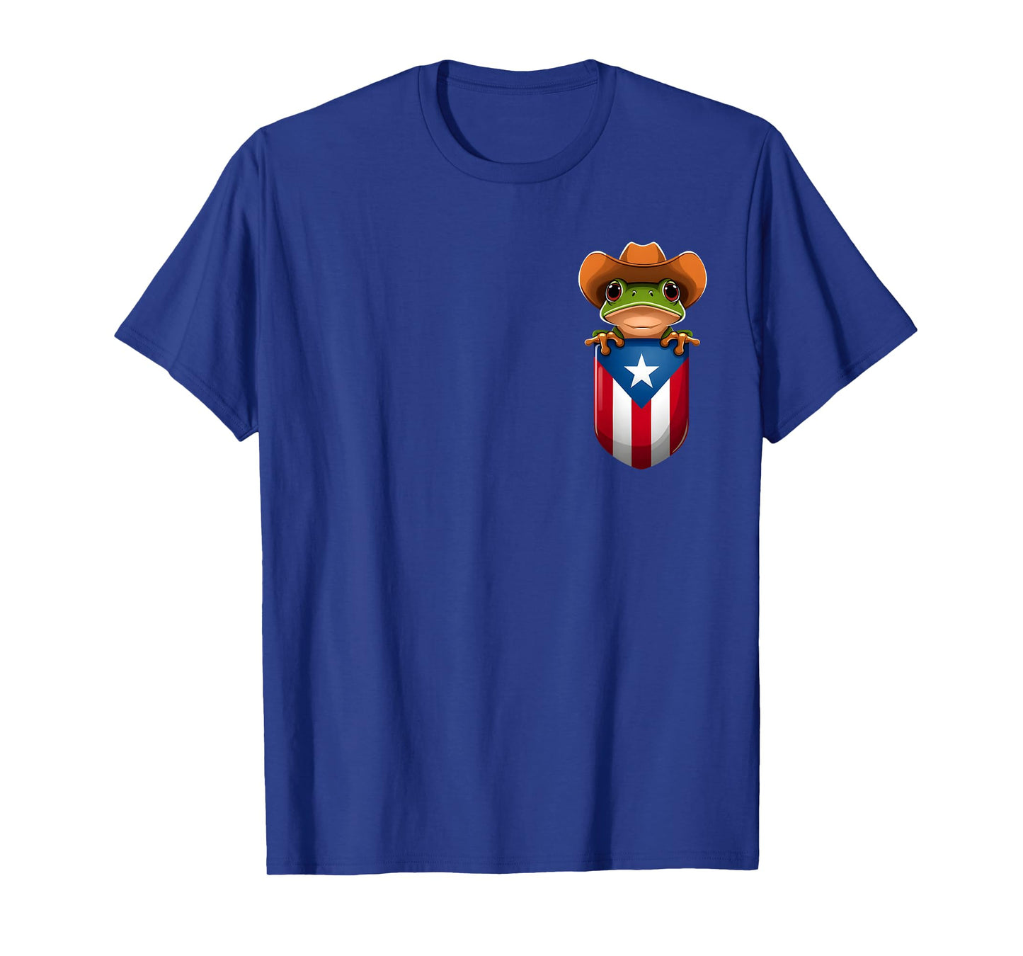 Coqui Frog Puerto rico Men Boricua Pocket T-Shirt
