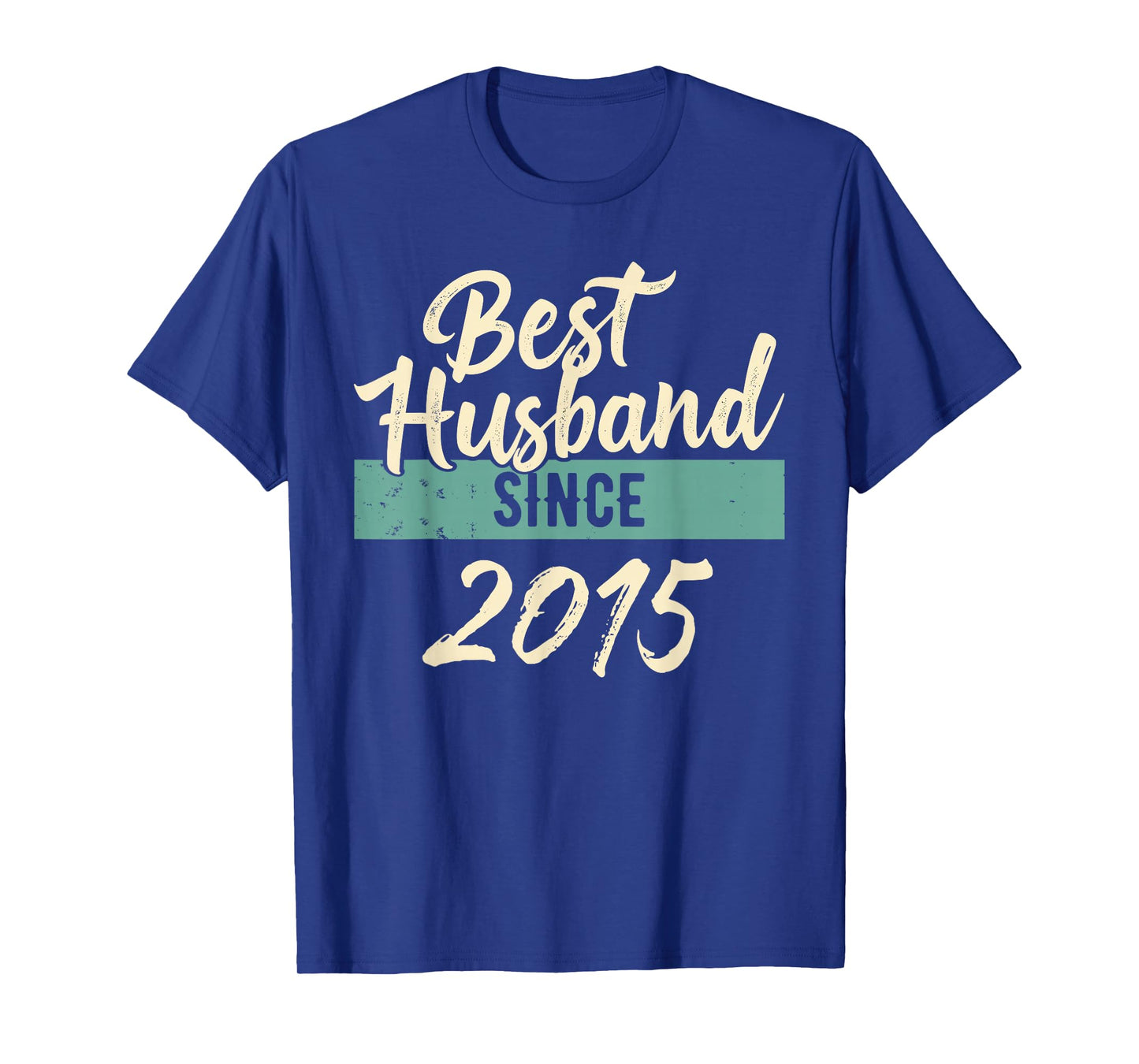 Best Husband Since 2015 Shirt Anniversary for Husbands T-Shirt