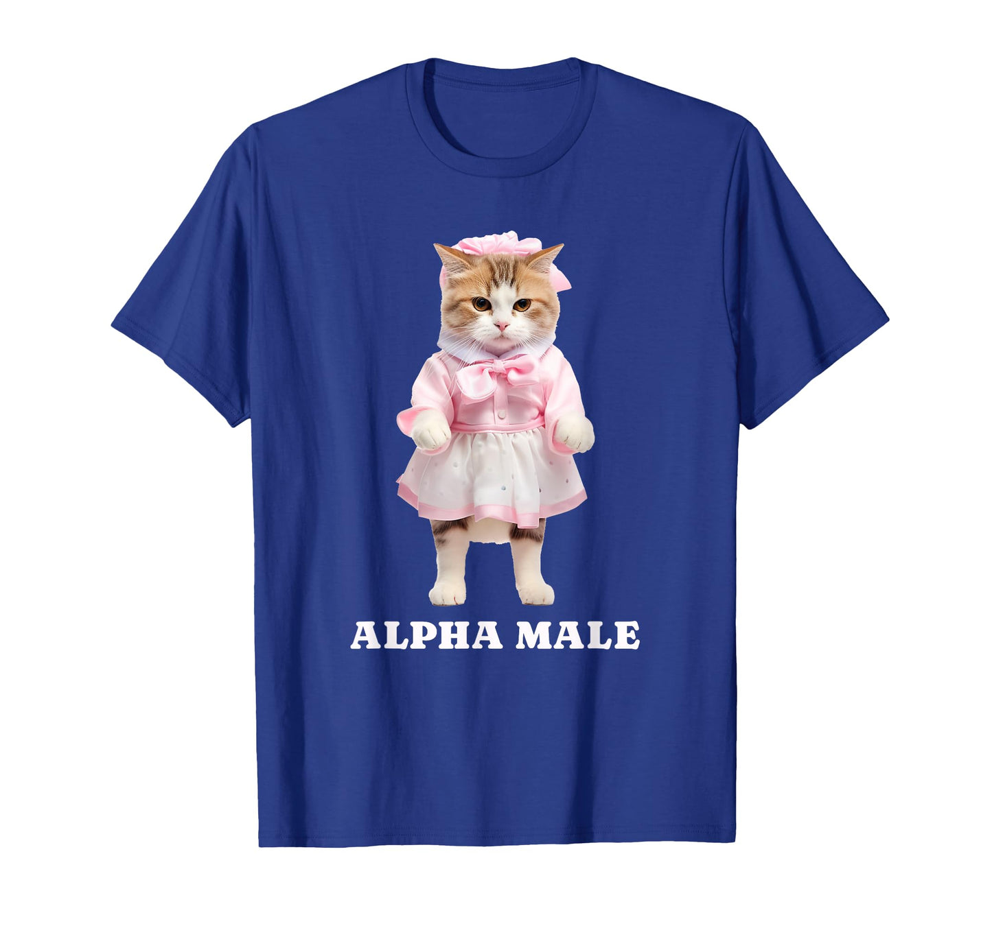 Alpha Male (with a funny little kitten cat print) T-Shirt