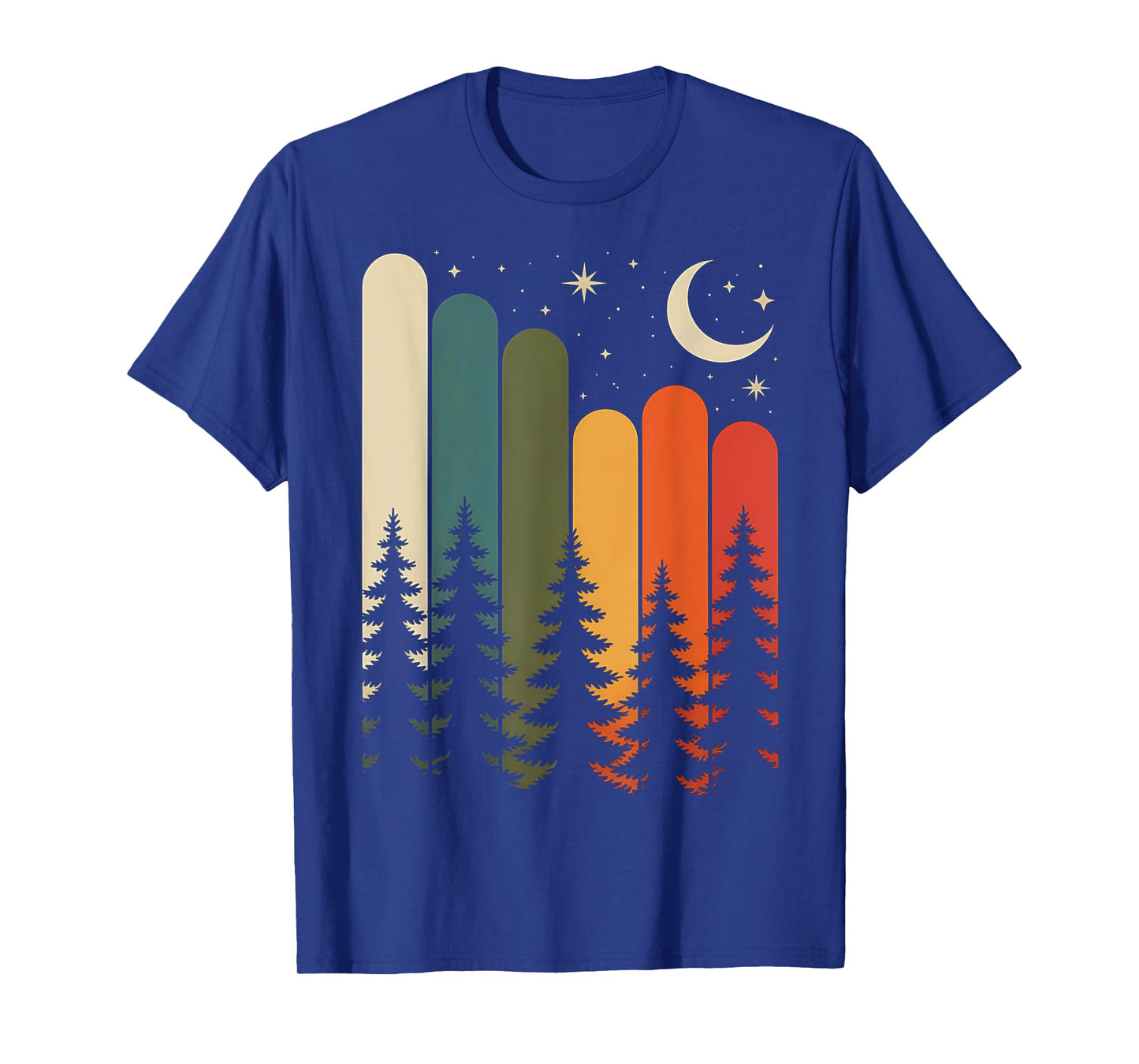 Trees Nature Mountains Adventure Outdoor Wildlife Forest T-Shirt