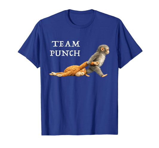 Baby Monkey Punch Team Punch T-Shirt - T-Shirt | Royal