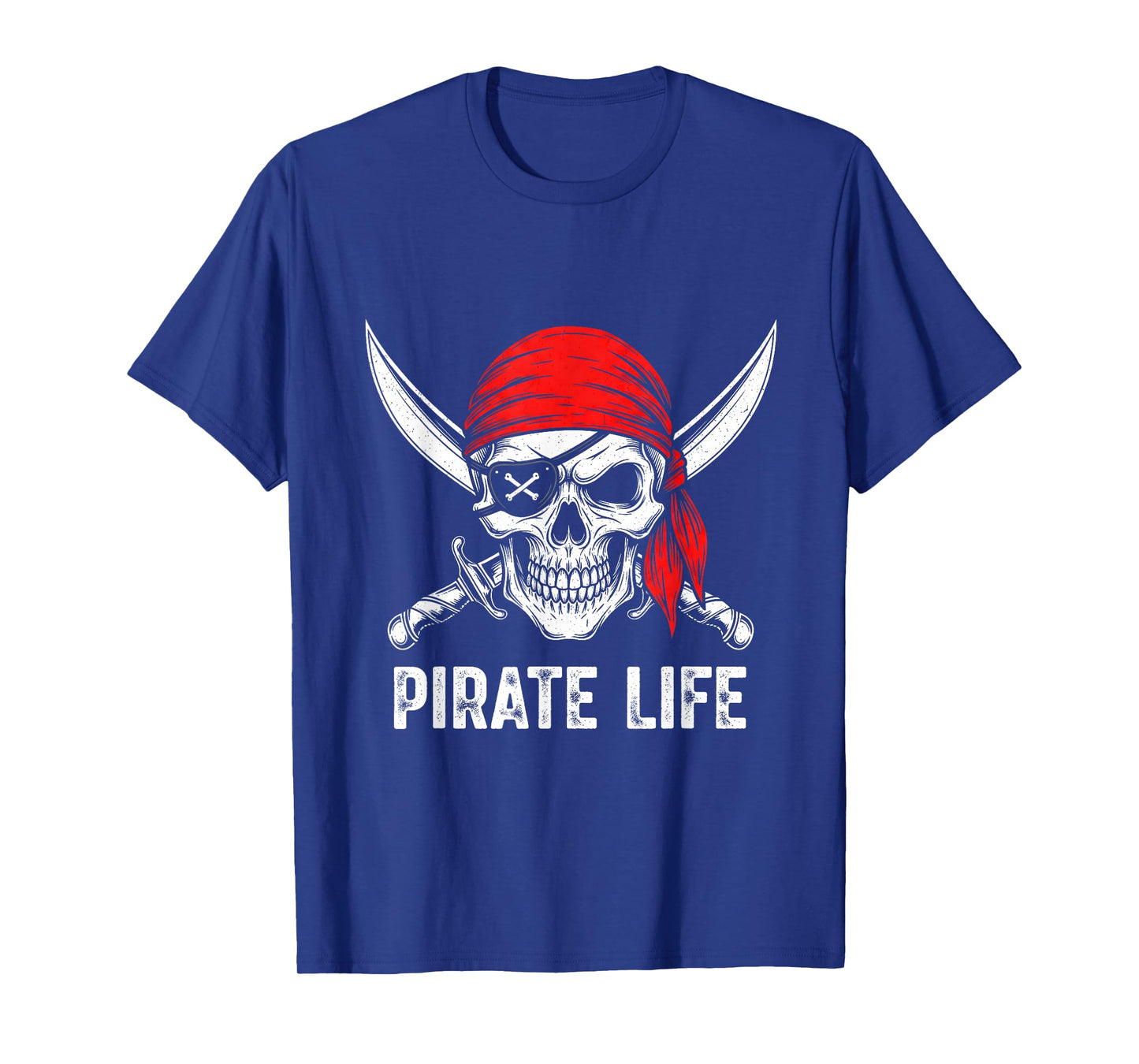 Halloween Skull Pirate of The Caribbean Costume Men Women T-Shirt