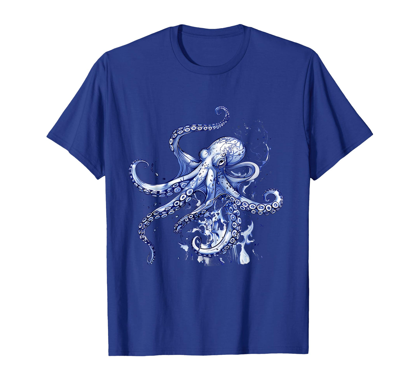 Octopus Ocean Sea Animal Marine Mammal Sea Creature Motif T-Shirt