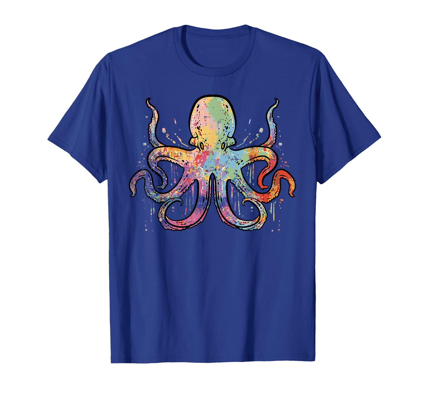 Colorful Octopus Cephalopod Animal Women Girls Kids Toddler T-Shirt