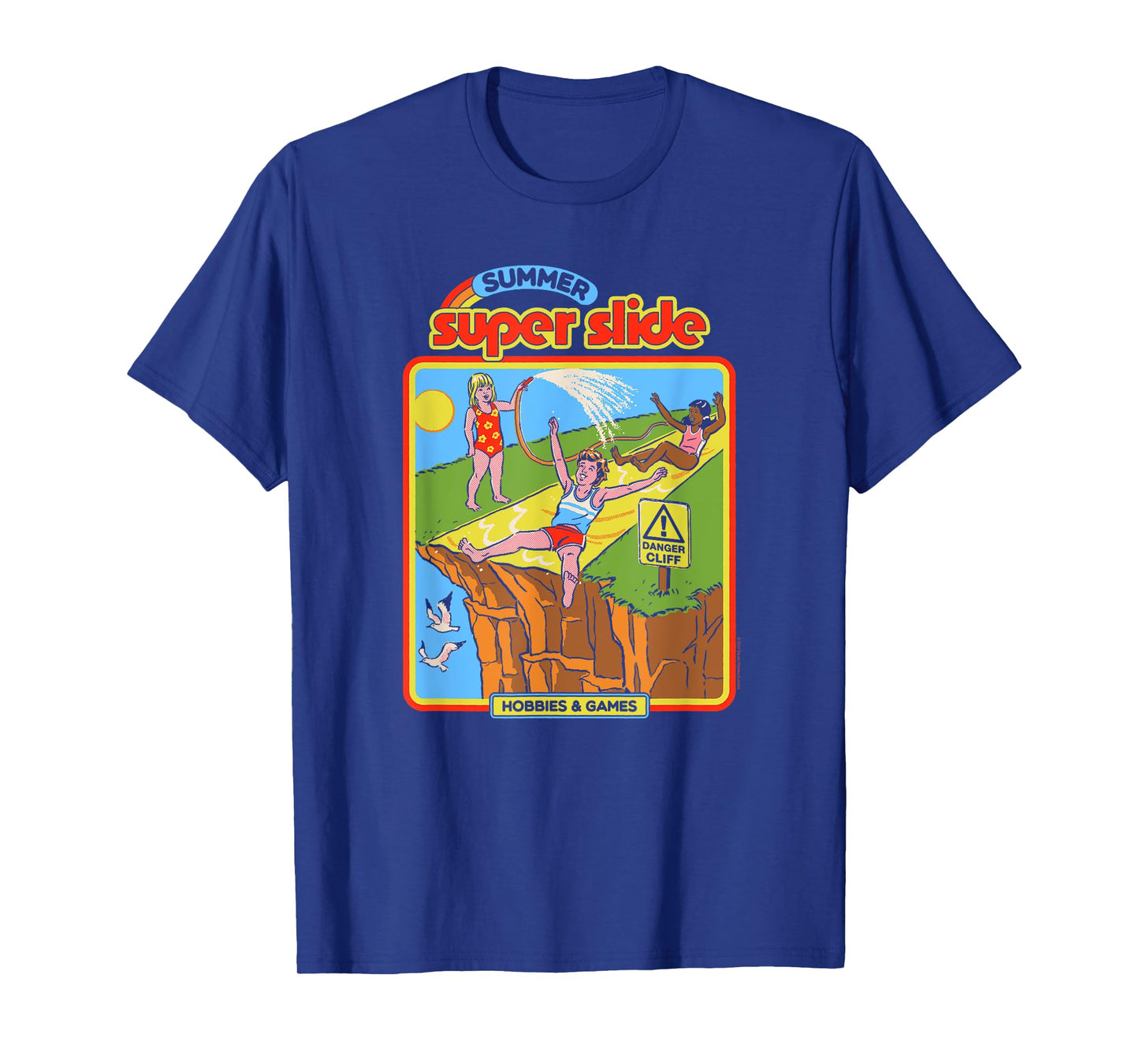 Steven Rhodes Summer Super Slide Hobbies & Games Dark Humor T-Shirt