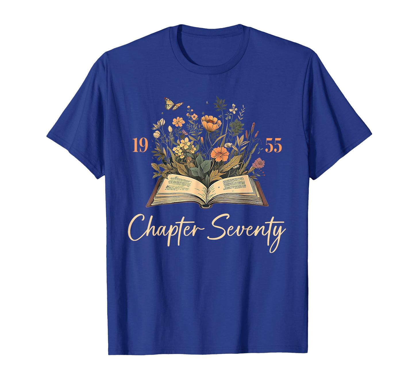 1955 Chapter Seventy 70th Birthday Wildflower Book 70 Yr Old T-Shirt
