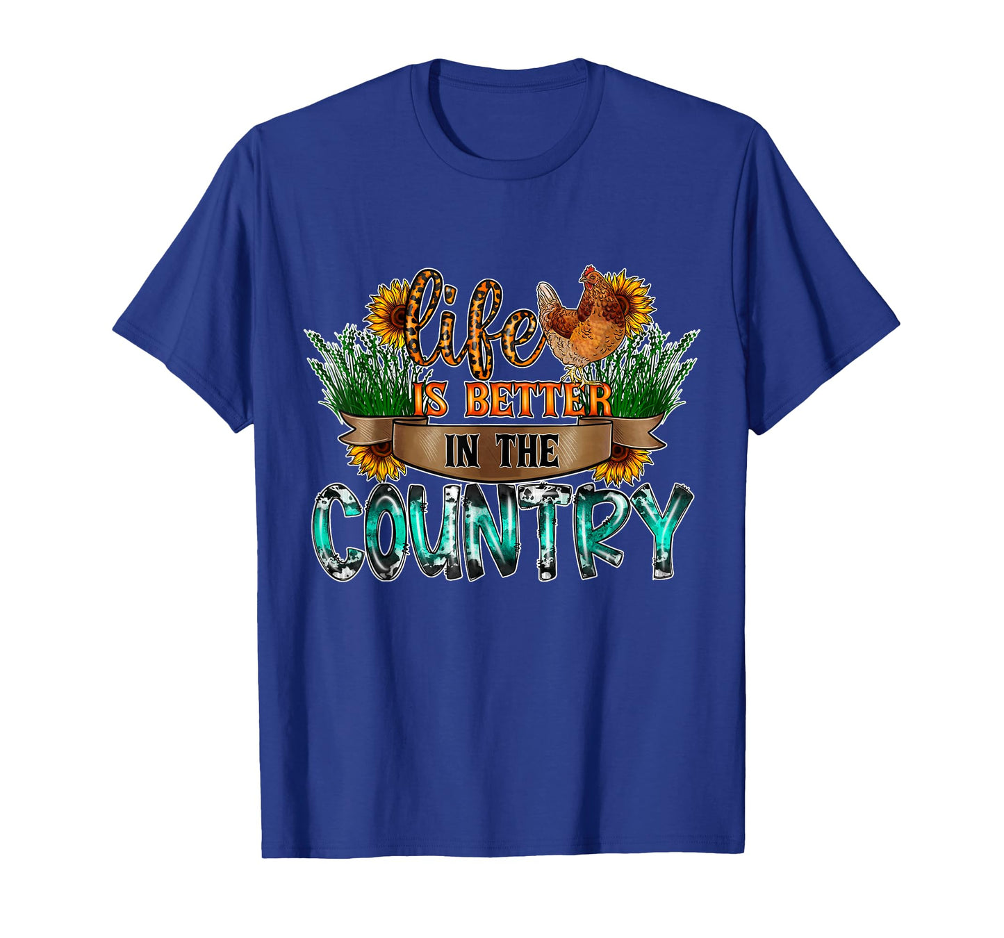 Life is Better in the Country Farm Girl T-Shirt