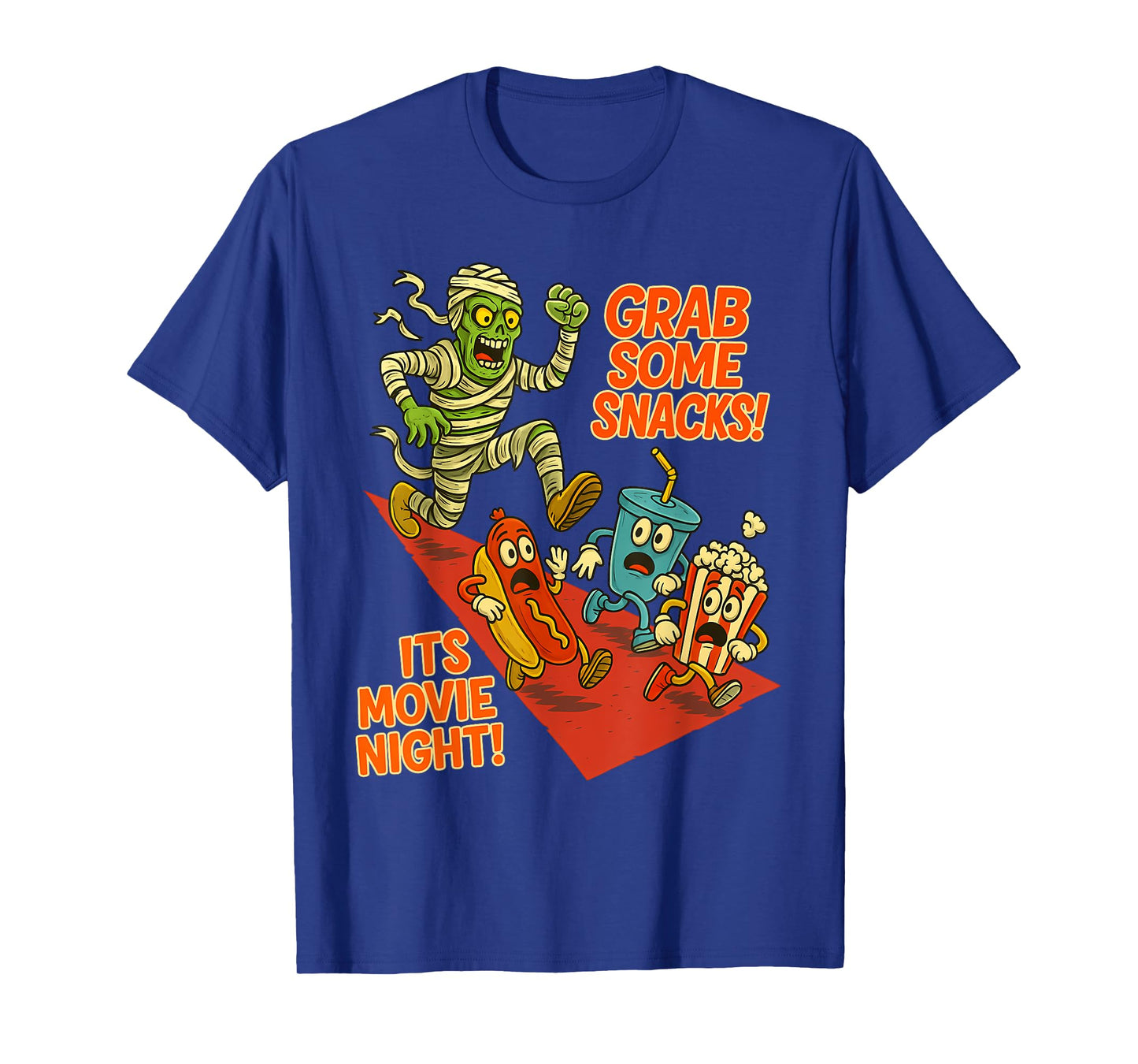 Grab Some Snacks! It's Movie Night! Halloween Horror Nights T-Shirt