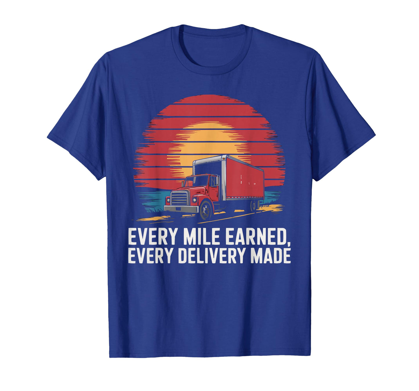 Box Truck Driving Truck Driver Proud Trucker T-Shirt