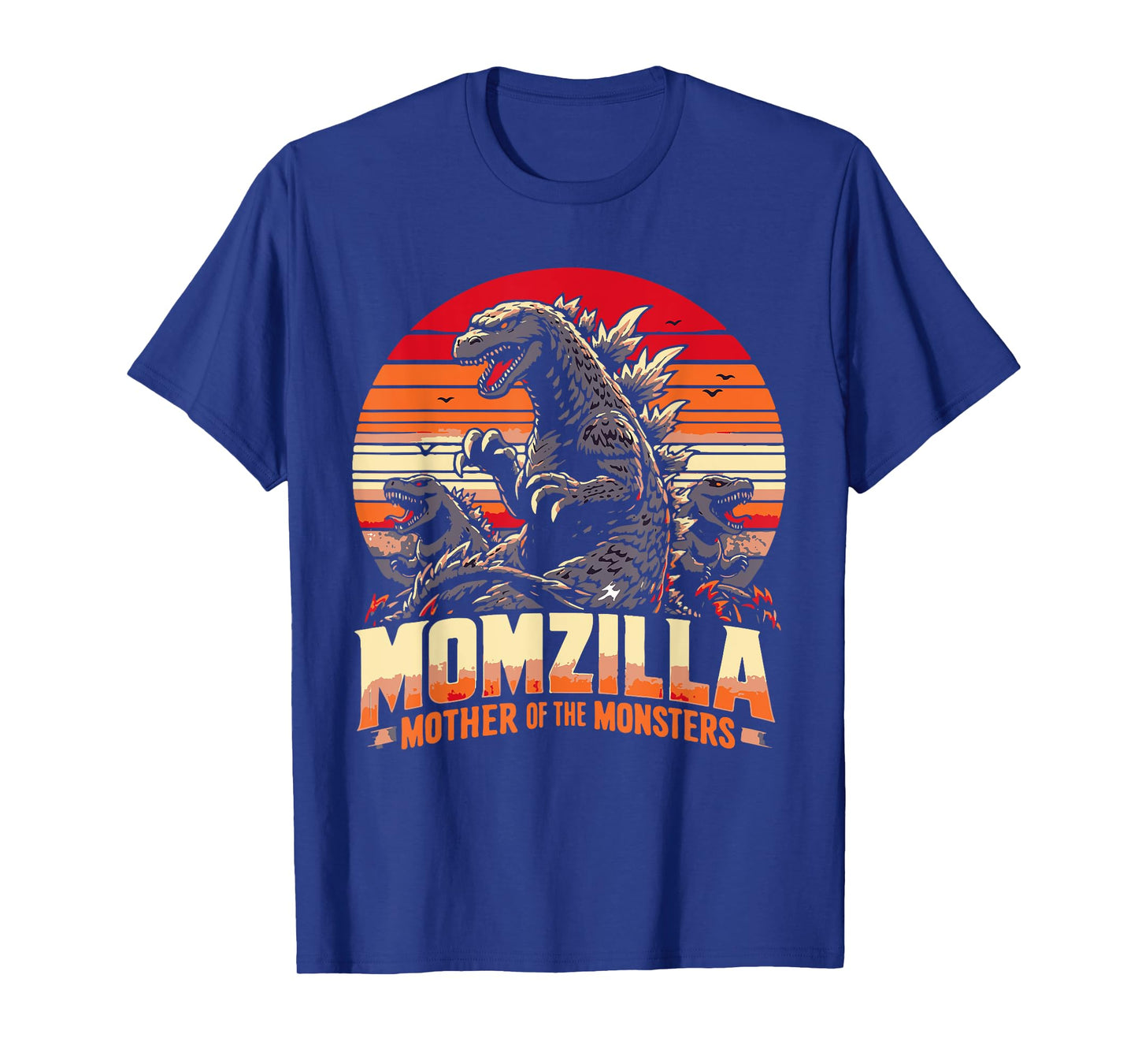 funny Momzilla Mother Of Monsters Retro birthday Mothers day T-Shirt