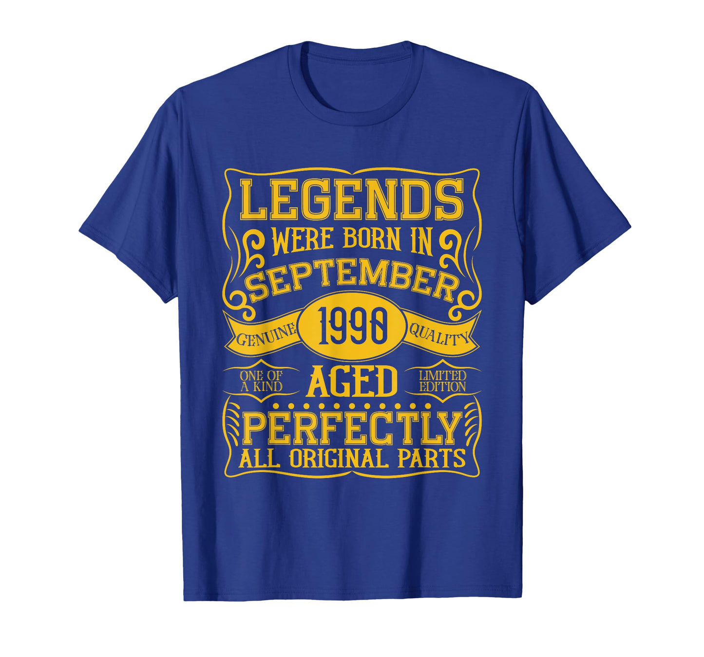 35th Birthday Legends Were Born In September 1990 T-Shirt