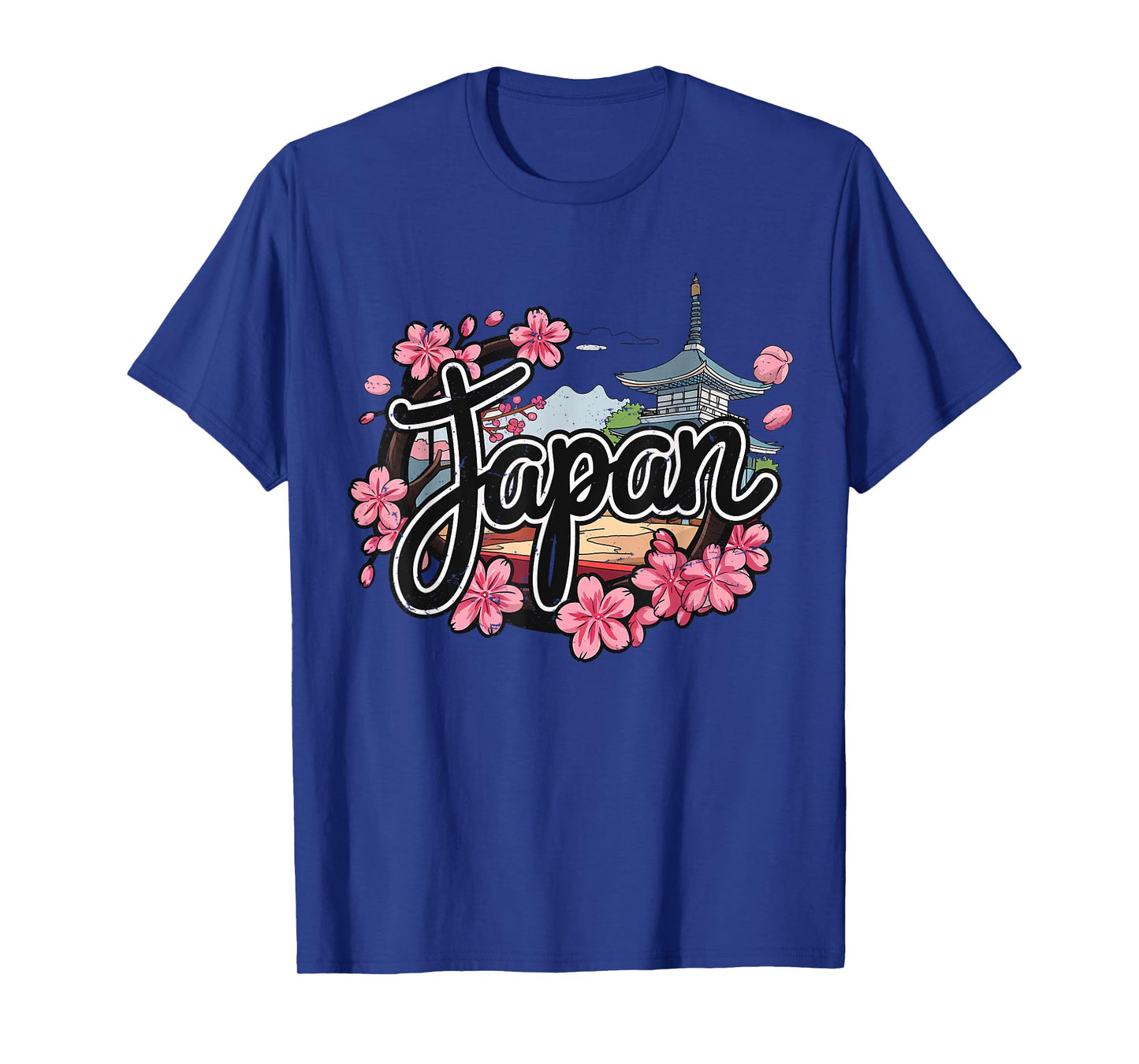 Japan Sakura Travel Cherry Blossom Japanese Temple T-Shirt