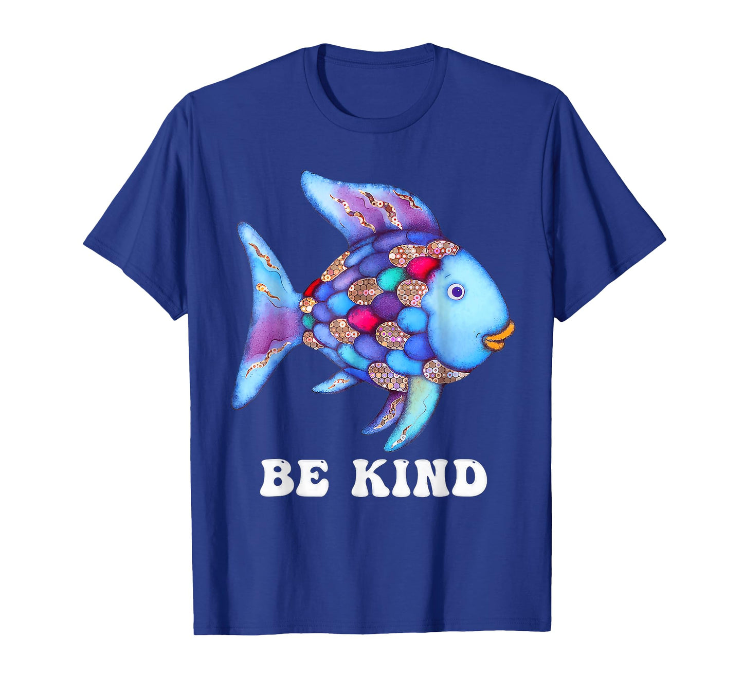 Be Kind Rainbow Fish Teacher Life Teaching Back To School T-Shirt