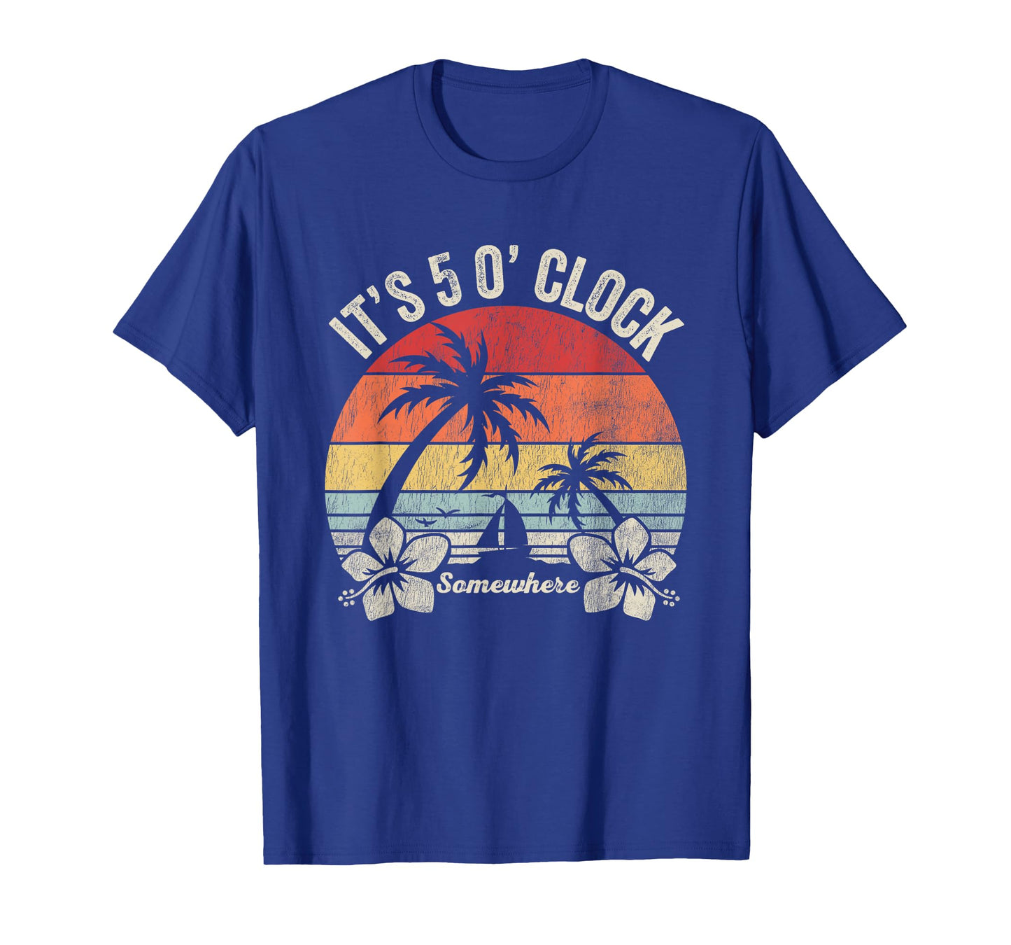 It's 5 O'Clock Somewhere Sunset Paradise T-Shirt