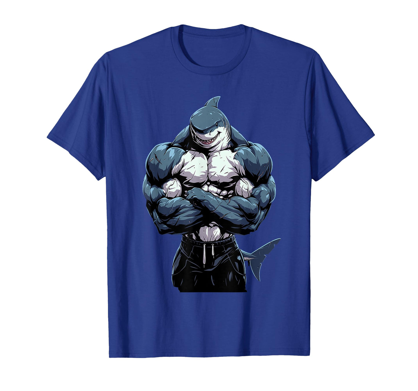 Body Builder Shark With Muscles T-Shirt