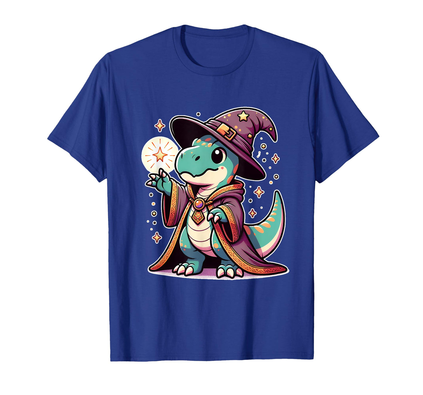 Halloween wizard funny dinosaur T-Shirt