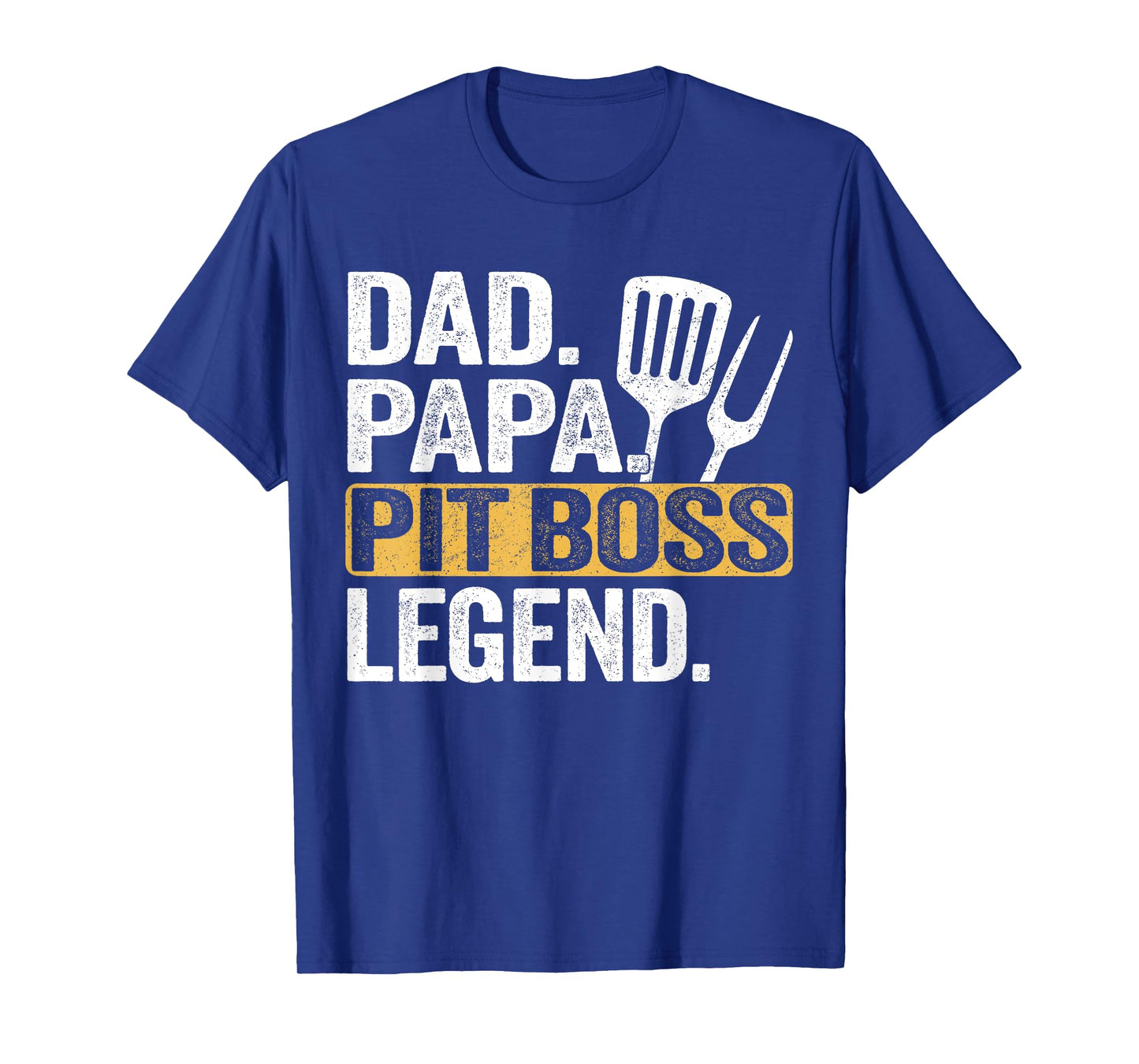 Daddy Papa Pit Boss Legend Funny Retro T-Shirt