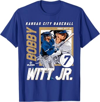 Bobby Witt Jr. | Kansas MLB Baseball Players| MLBBWI204M T-Shirt