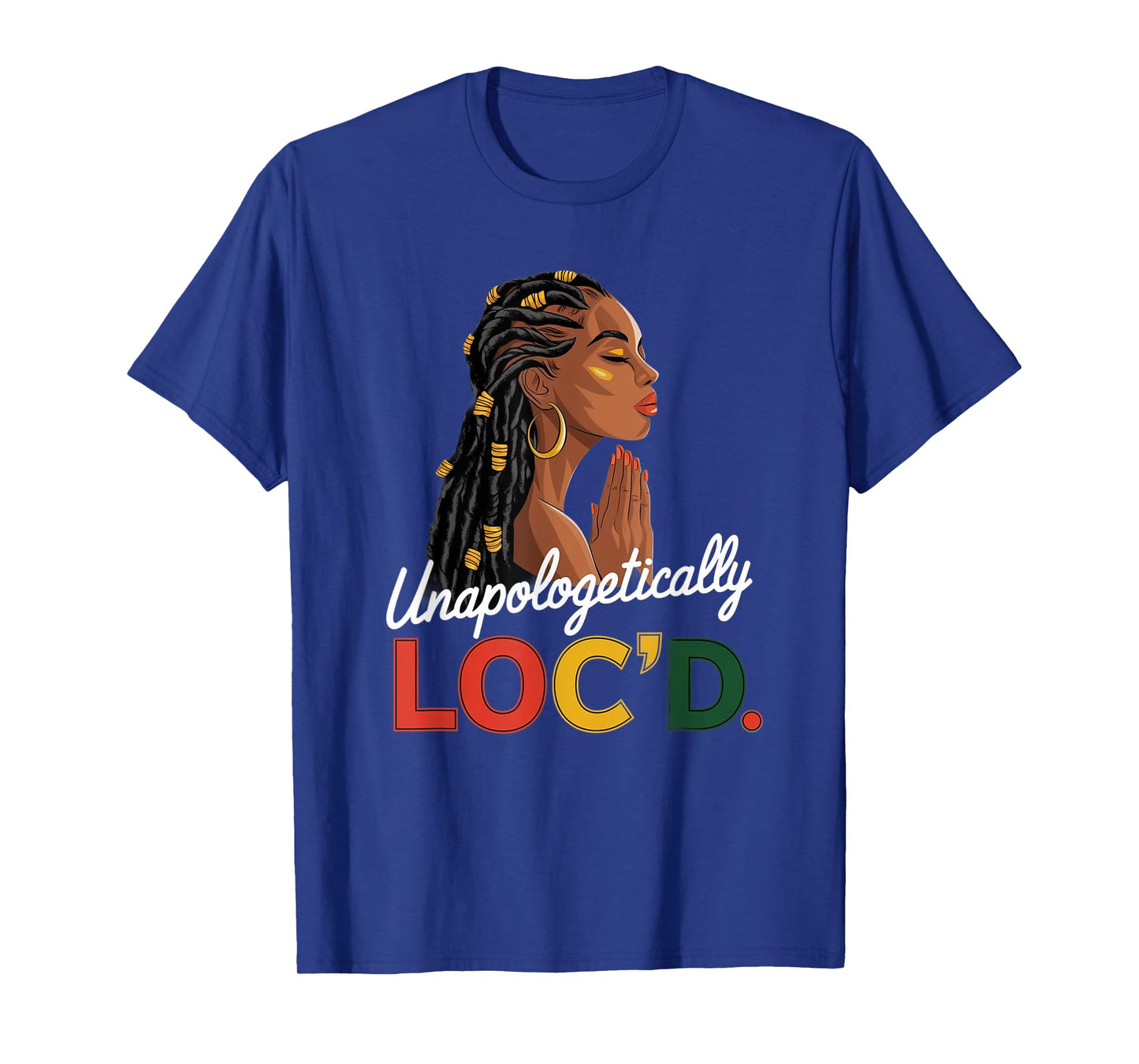 Unapologetically LOC'D Woman Black History Month Afro T-Shirt