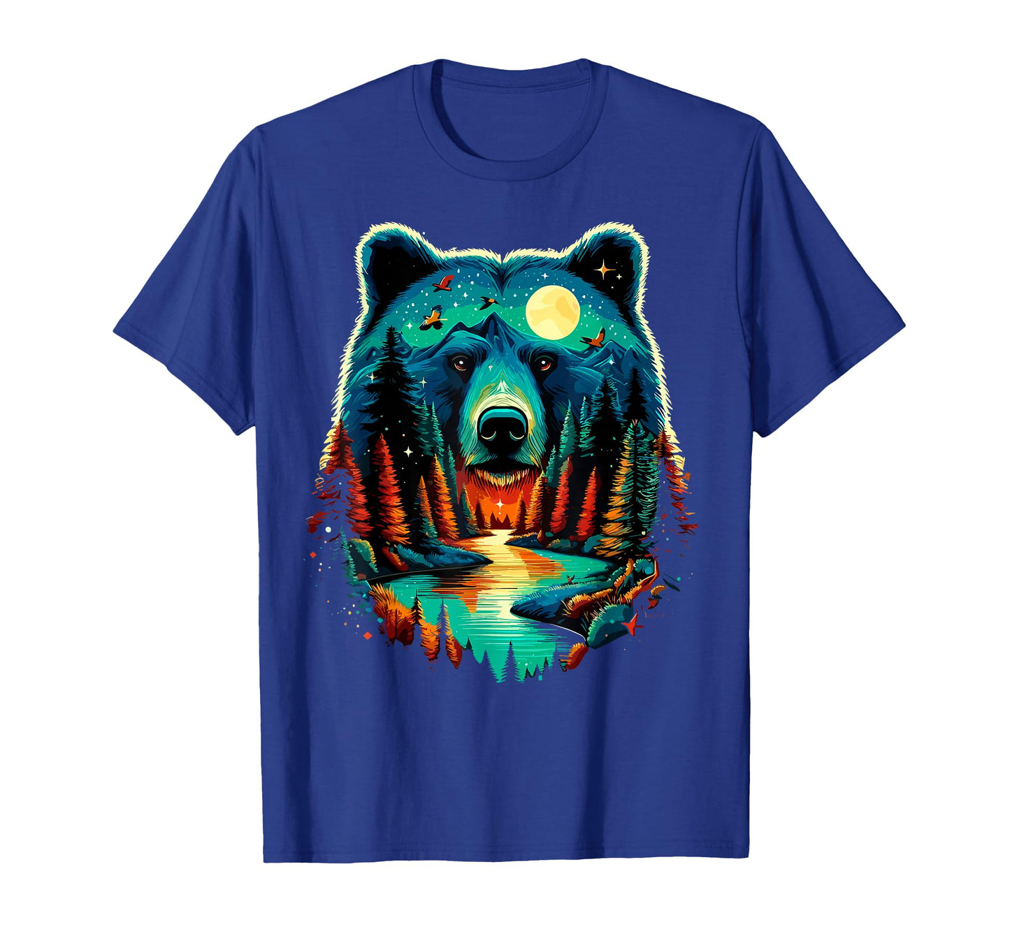 Forest Bear Wildlife Animal Nature Camping T-Shirt