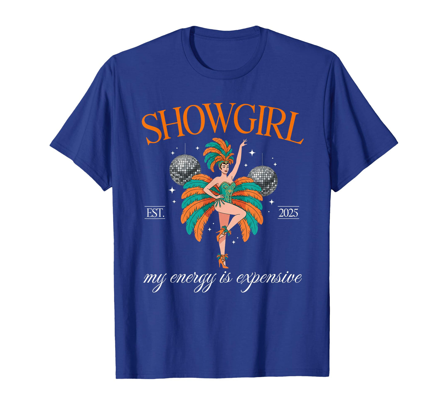 Showgirl Era Graphic Disco Ball My Energy is Expensive Women T-Shirt