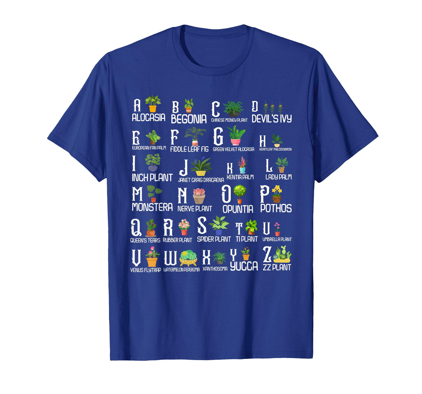 Plant Alphabet ABC Back To School Teacher Educational T-Shirt