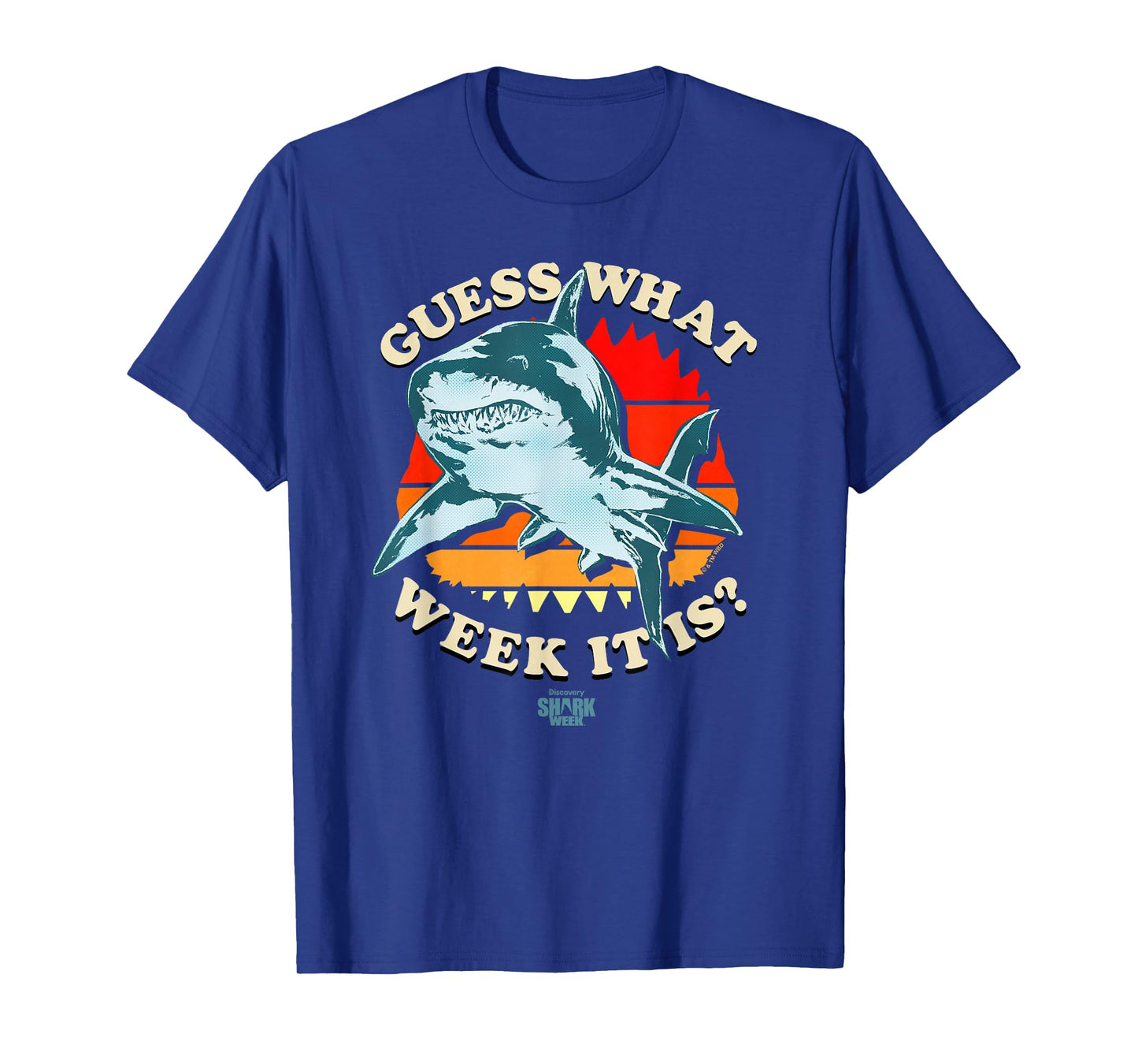 Shark Week Officially Licensed Guess The Week T-Shirt