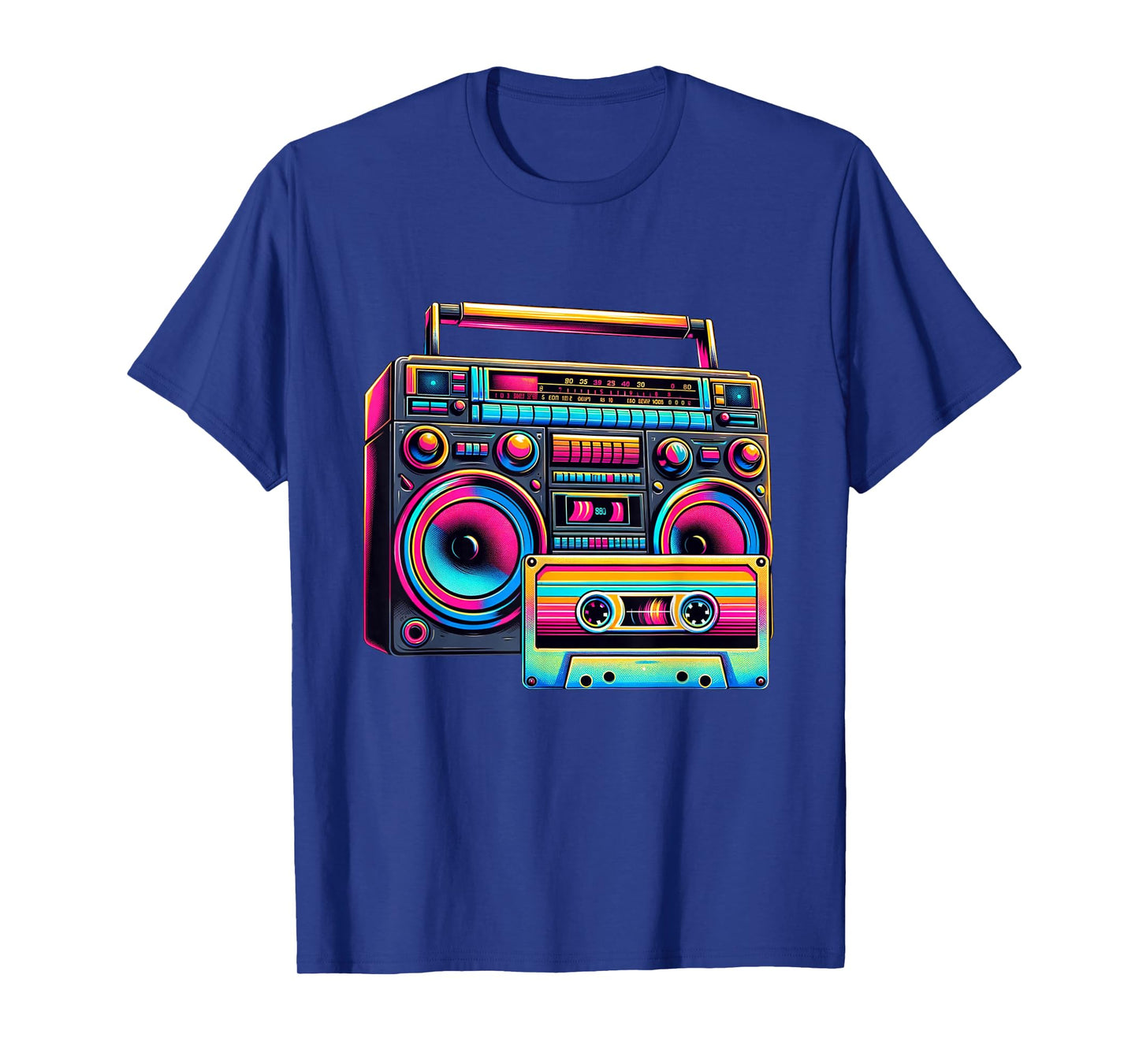 80s 90s 1980s Boombox Stereo Fashion Eighties Retro Theme T-Shirt