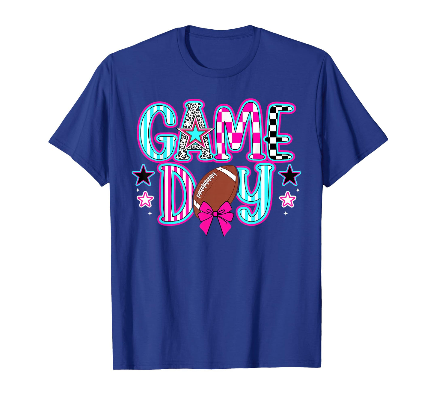 Game Day Coquette Football Game Day Football T-Shirt