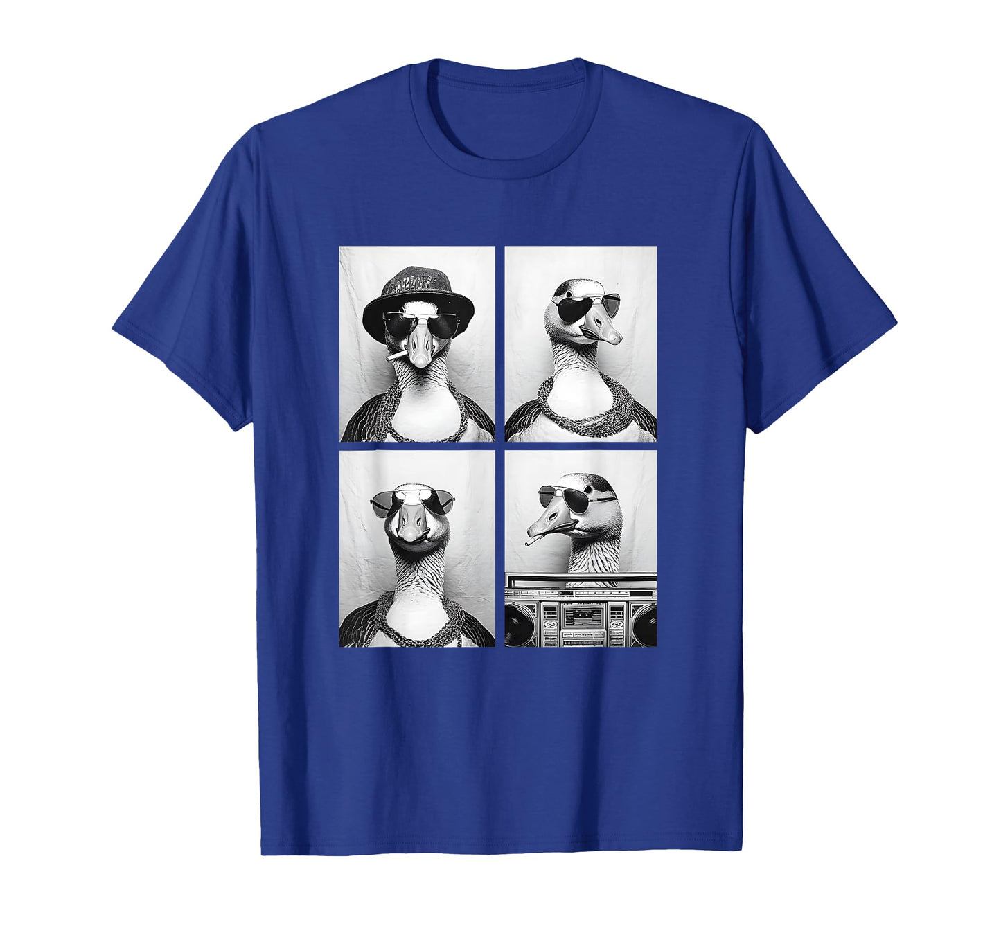 Funny Gangster Goose Hip Hop Street Urban Animals Geese Meme T-Shirt