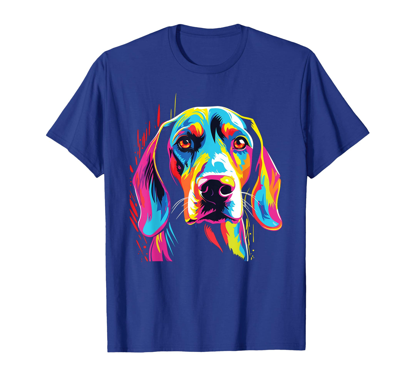 Watercolor Colorful Treeing Walker Coonhound Dog T-Shirt for Men Women Girls Kids