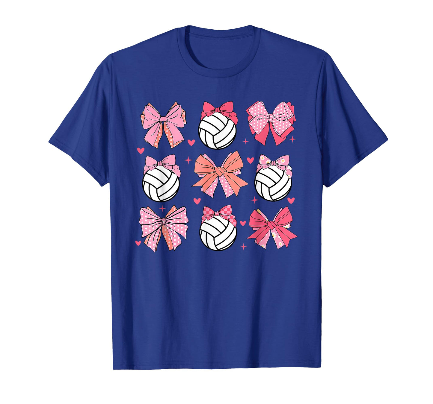 volleyball Coquette Bow volleyball Mom Mothers Day Softball T-Shirt
