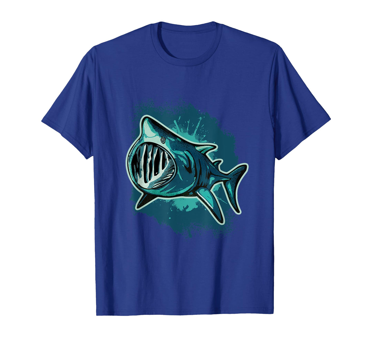Ferocious Shark Art - Ocean Predator Basking Shark T-Shirt
